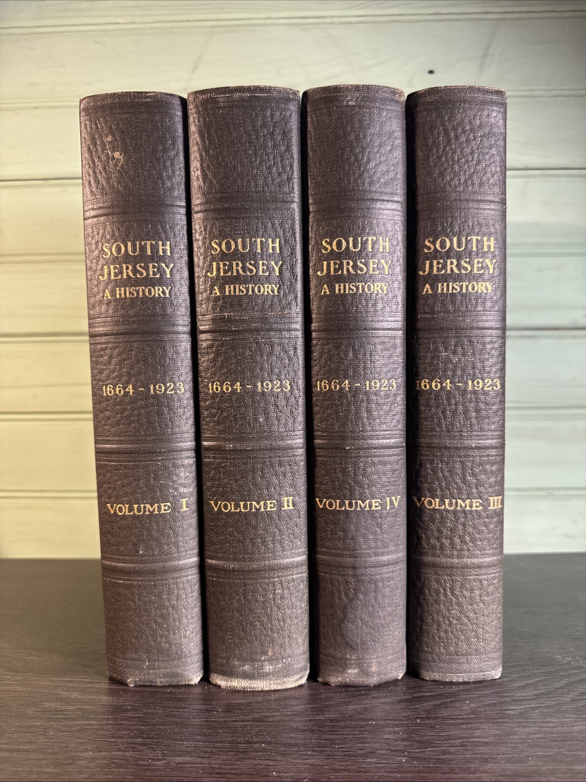 South Jersey A History 1664 – 1924 By Alfred M. Heston – Vol. 1, 2, 3 & 4 – 1924