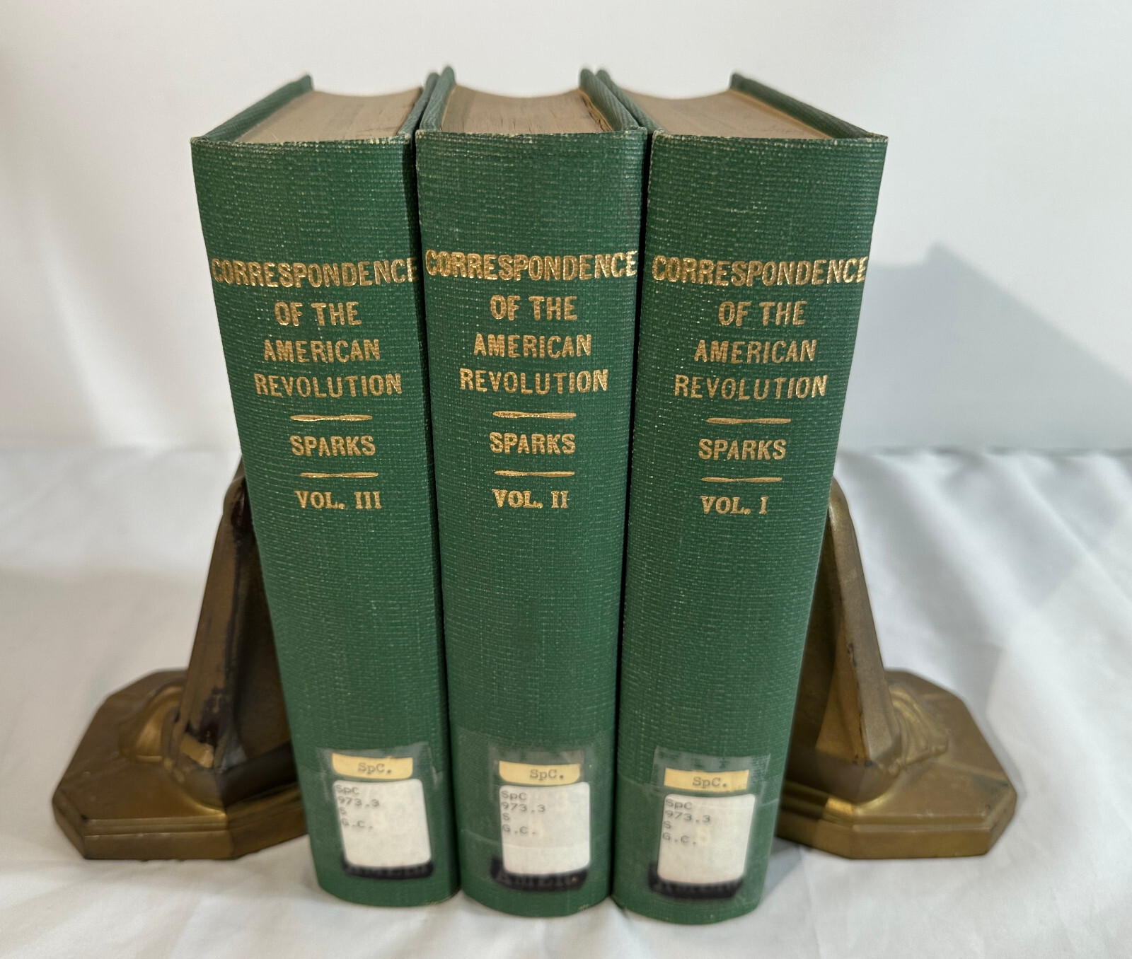Correspondence of the American Revolution 1853 Hardcover Books Volumes 1-3