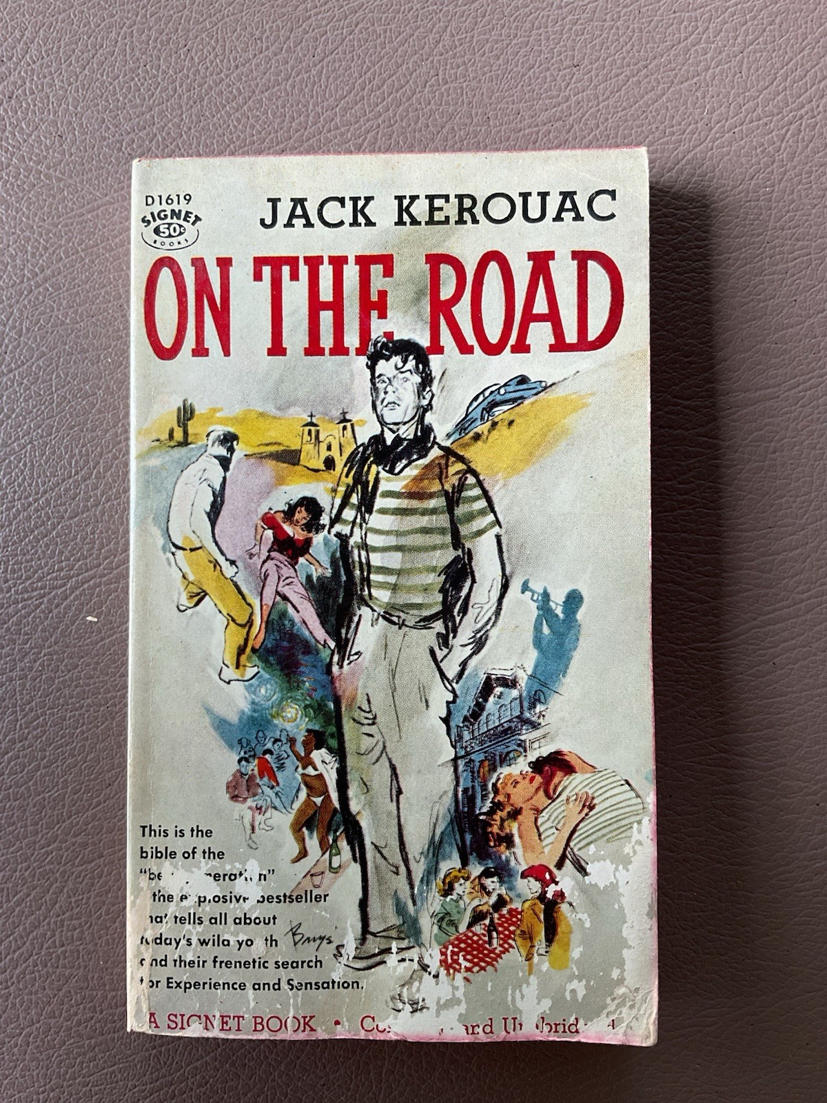 On The Road by Jack Kerouac 1958 First Signet Book