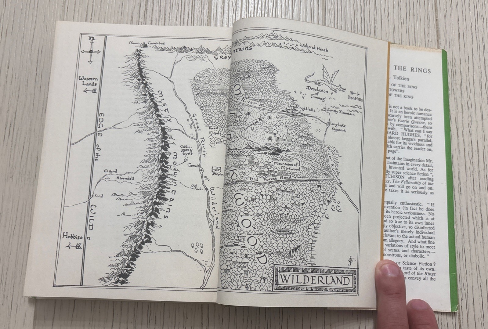 THE HOBBIT J.R.R. Tolkien 33rd Printing Illustrated 1966