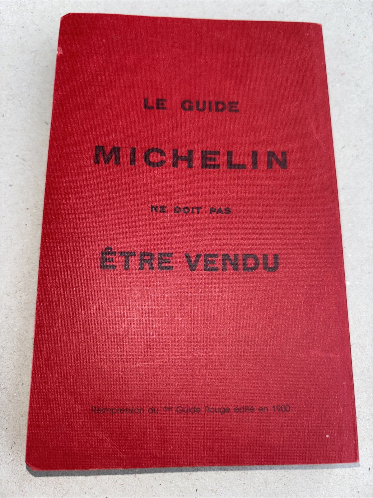 Guide Michelin Edition 1900/ Collectable Book / Vintage Michelin Guide
