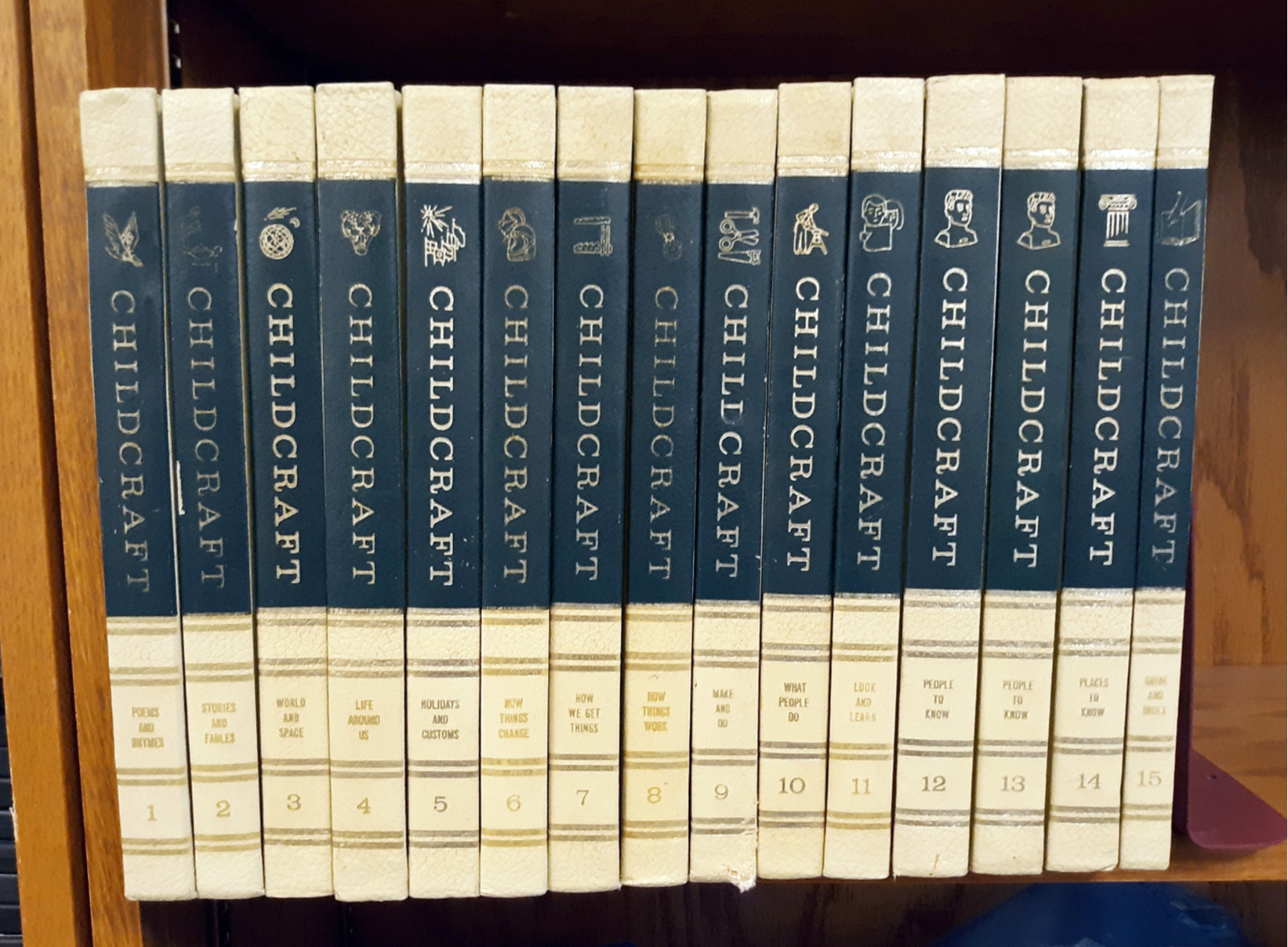 CHILDCRAFT The How and Why Library Encyclopedia 1970 COMPLETE SET 15 Vols