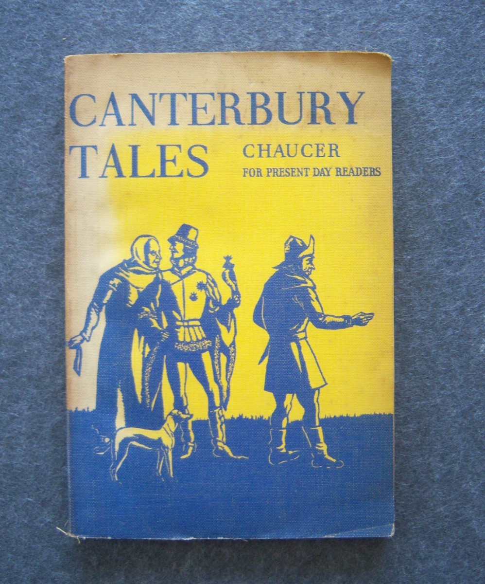 Vintage Canterbury Tales – Chaucer For Present Day Readers by Hitchin’s – 1949