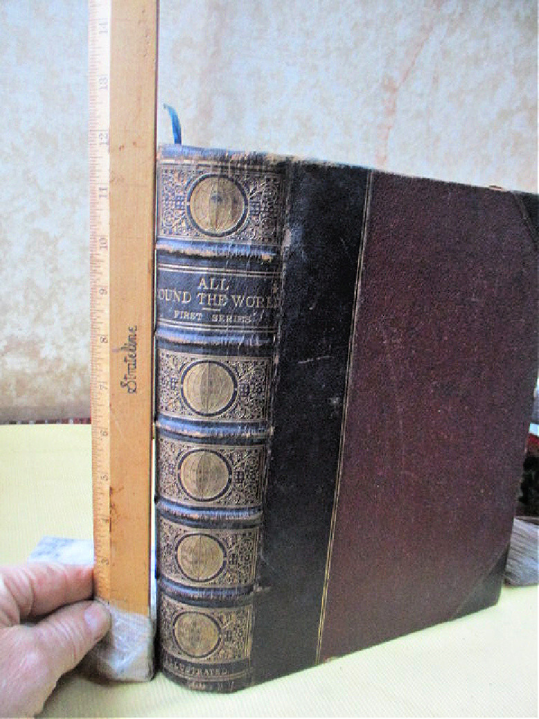 ALL AROUND The WORLD, First Series, Illust.Voyages,Travels,Etc., 1869, AINSWORTH