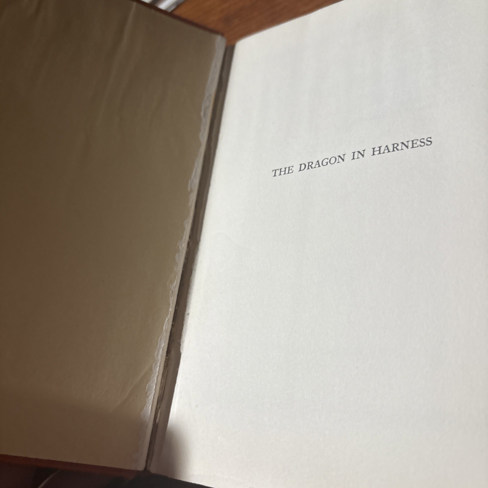 1932 The Dragon in Harness (Hardcover DJ) GLUCK, SINCLAIR Scarce Mystery Rare