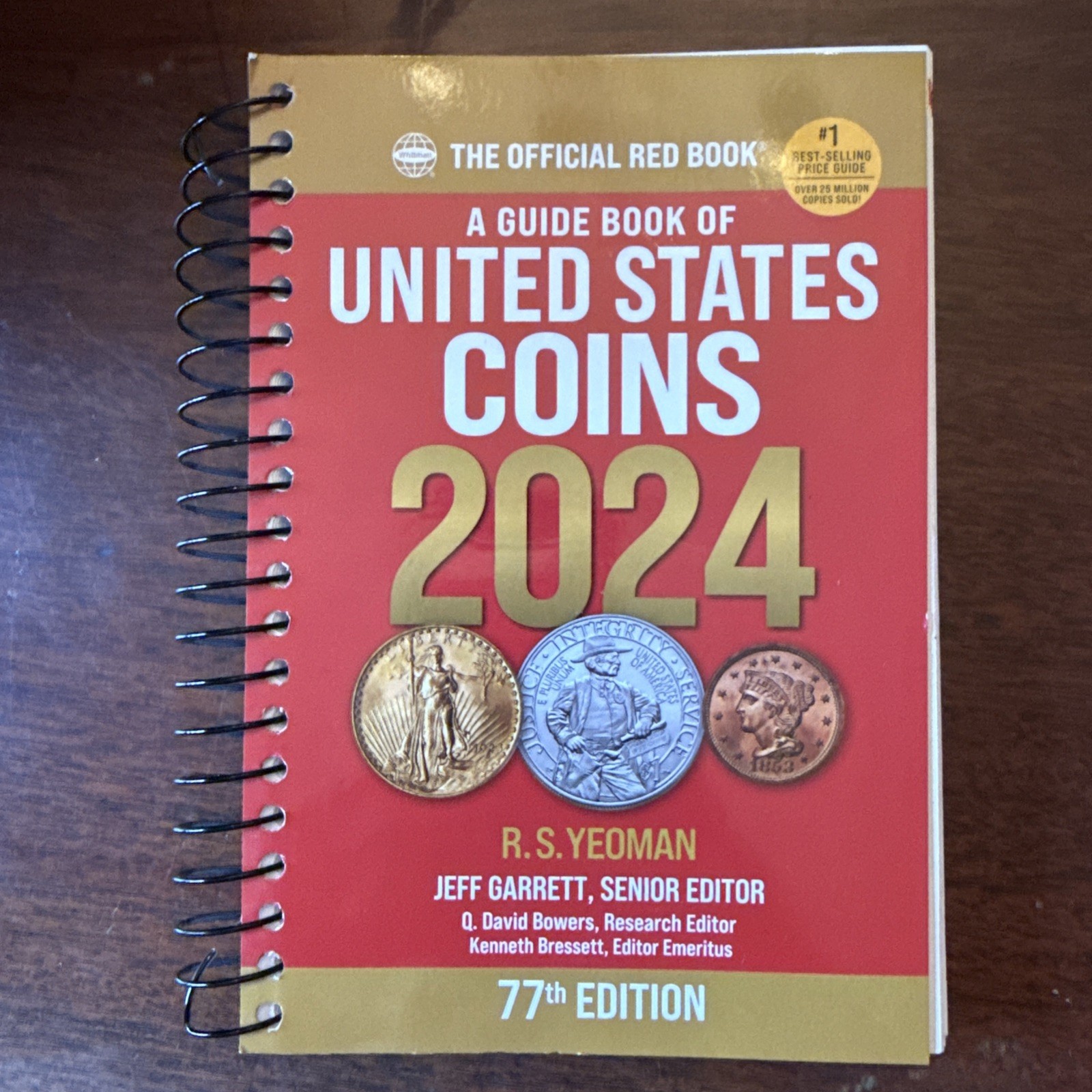 Redbook 2024 Us Coins Spiral by Q. David Bowers Excellent Condition