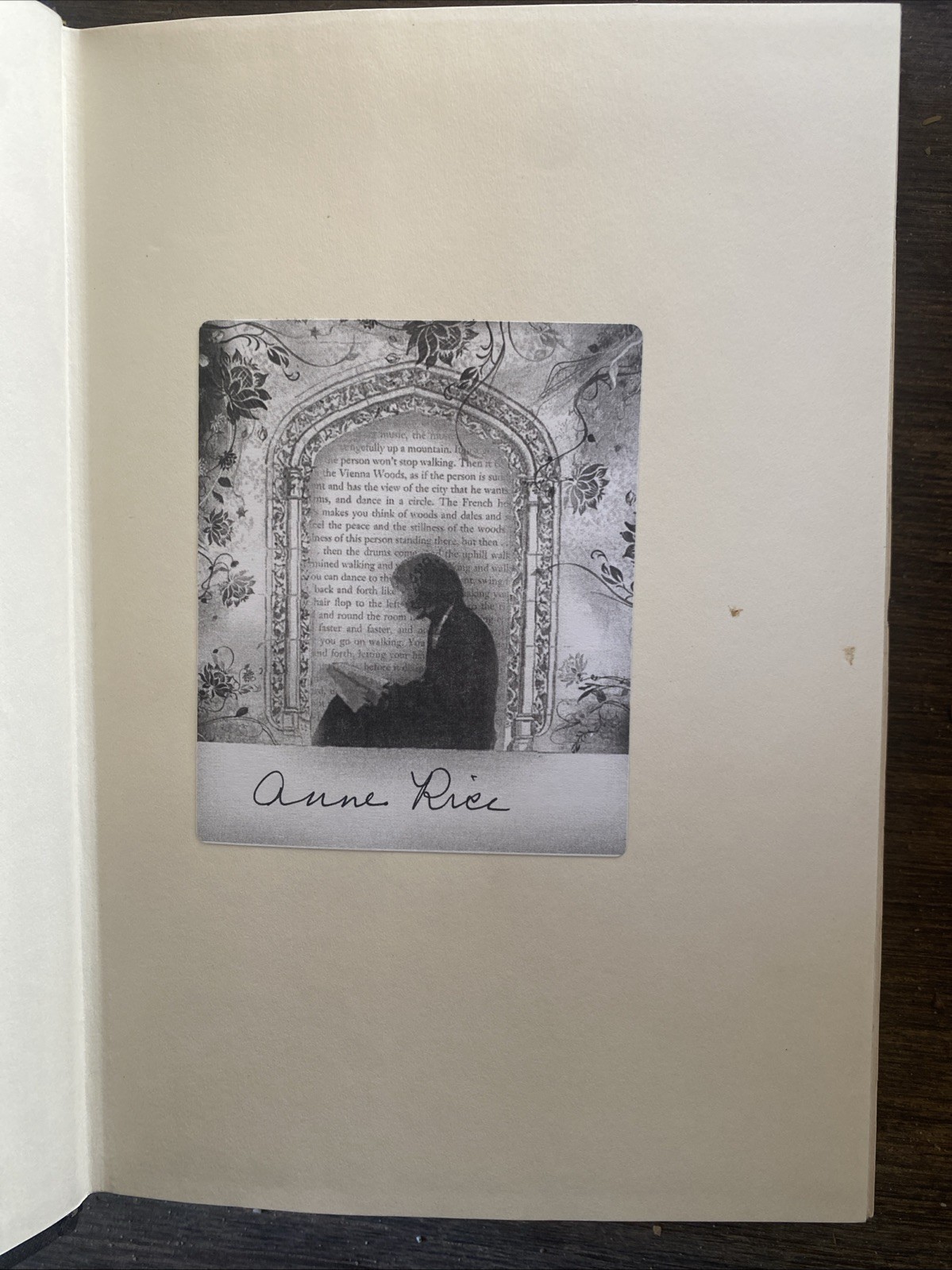 Anne Rice Signed Memnoch The Devil 1st ed,3rd print Rare Bookplate