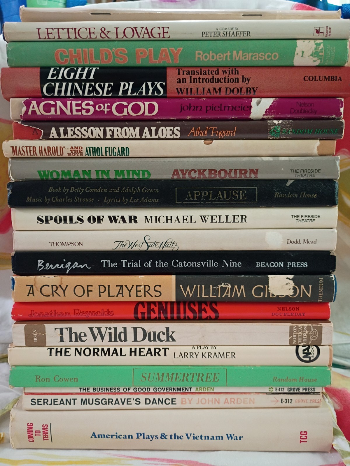 Vintage Collection Of 20 Modern/ Classic Plays – 19 HBs -From Private Collection