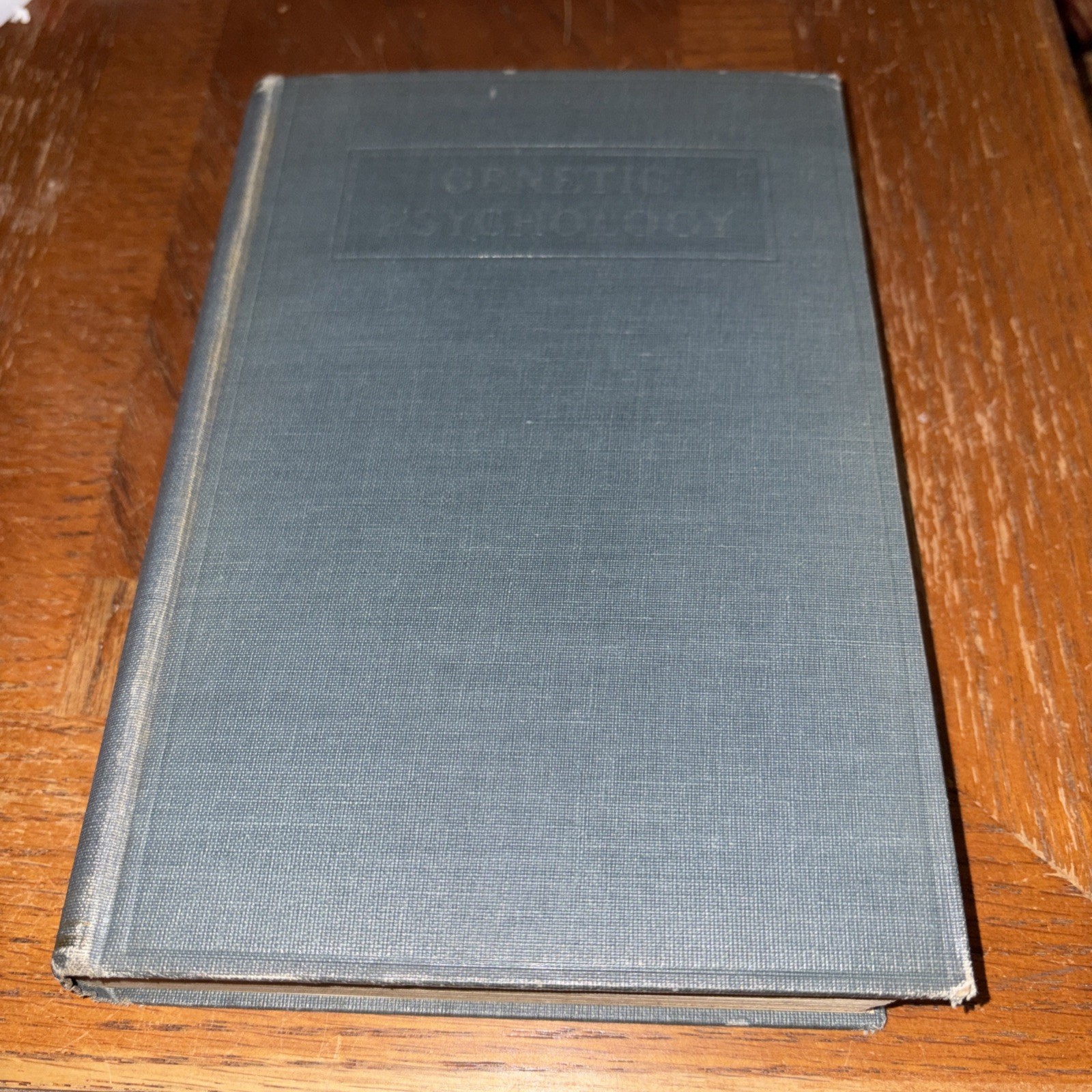 Genetic Psychology 1933 A R GILLILAND – Antique Ronald Press Illustrated