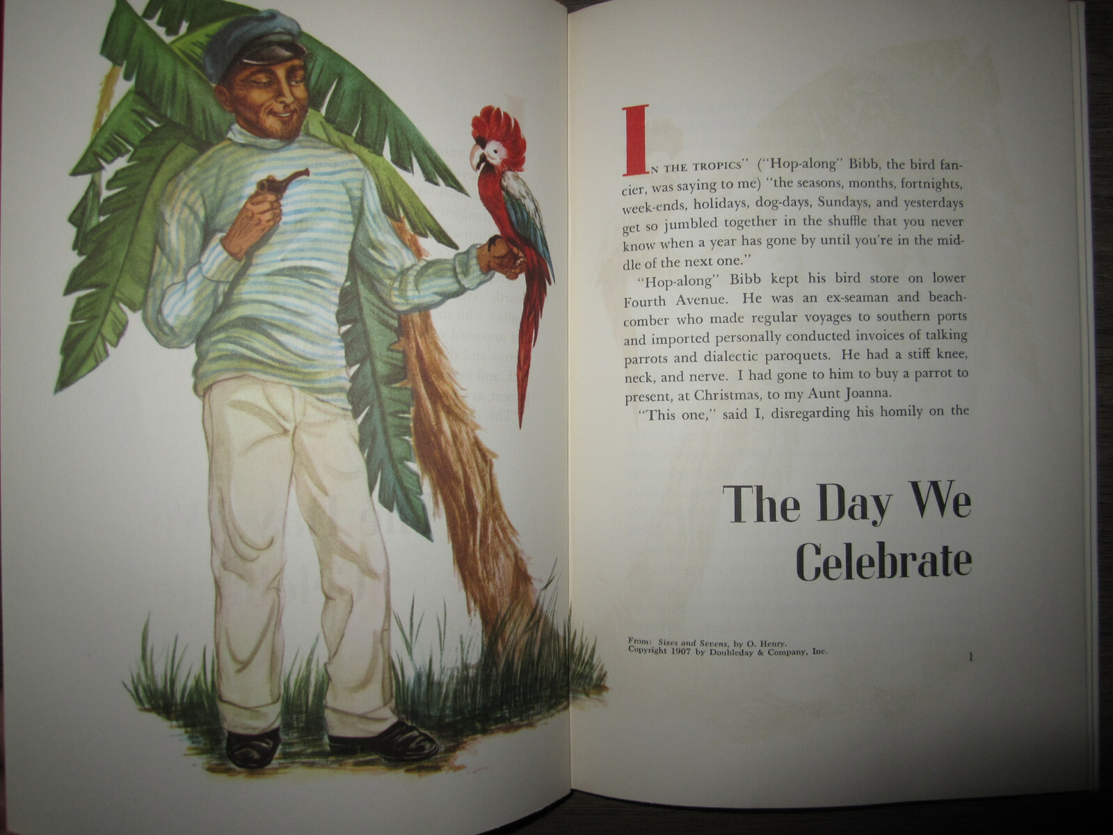 Vtg HC book, Christmas Stories by O. Henry, illus.by Theresa Kalab Smith, 1954