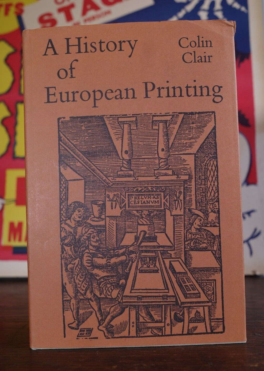 A History of European printing Colin Clair 1st Edition 1976 Academic Press