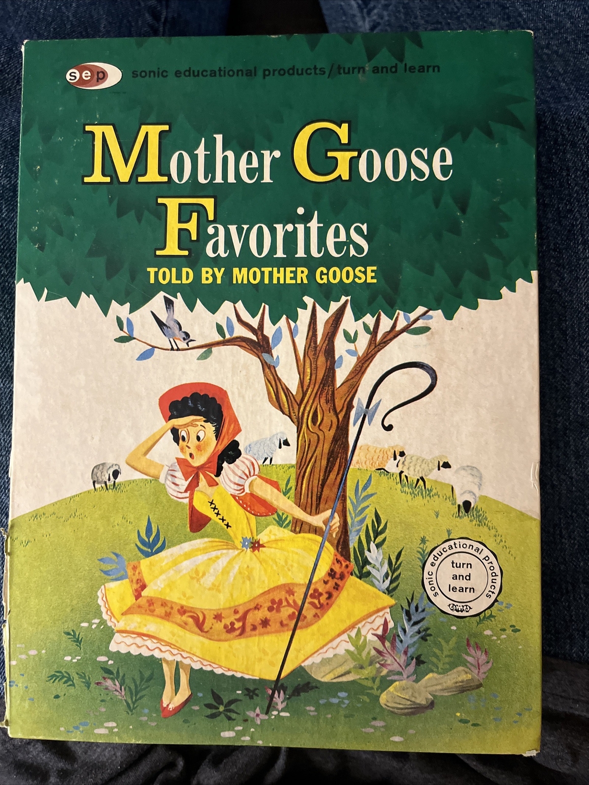 1961 Vintage Sonic Educational Mother Goose Favorites Turn And Learn Audio Book