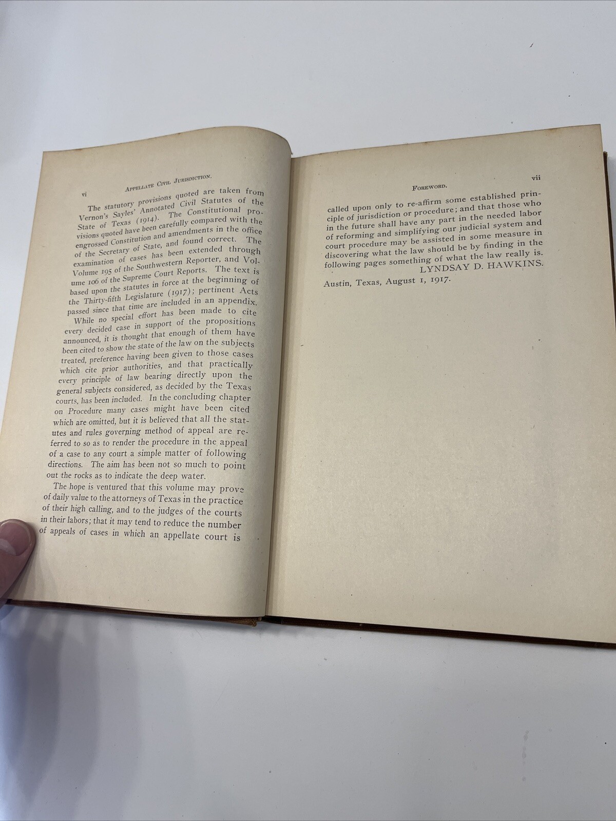 A Resume of the Law of Appellate Civil Jurisdiction and Procedure-Hawkins (1917)