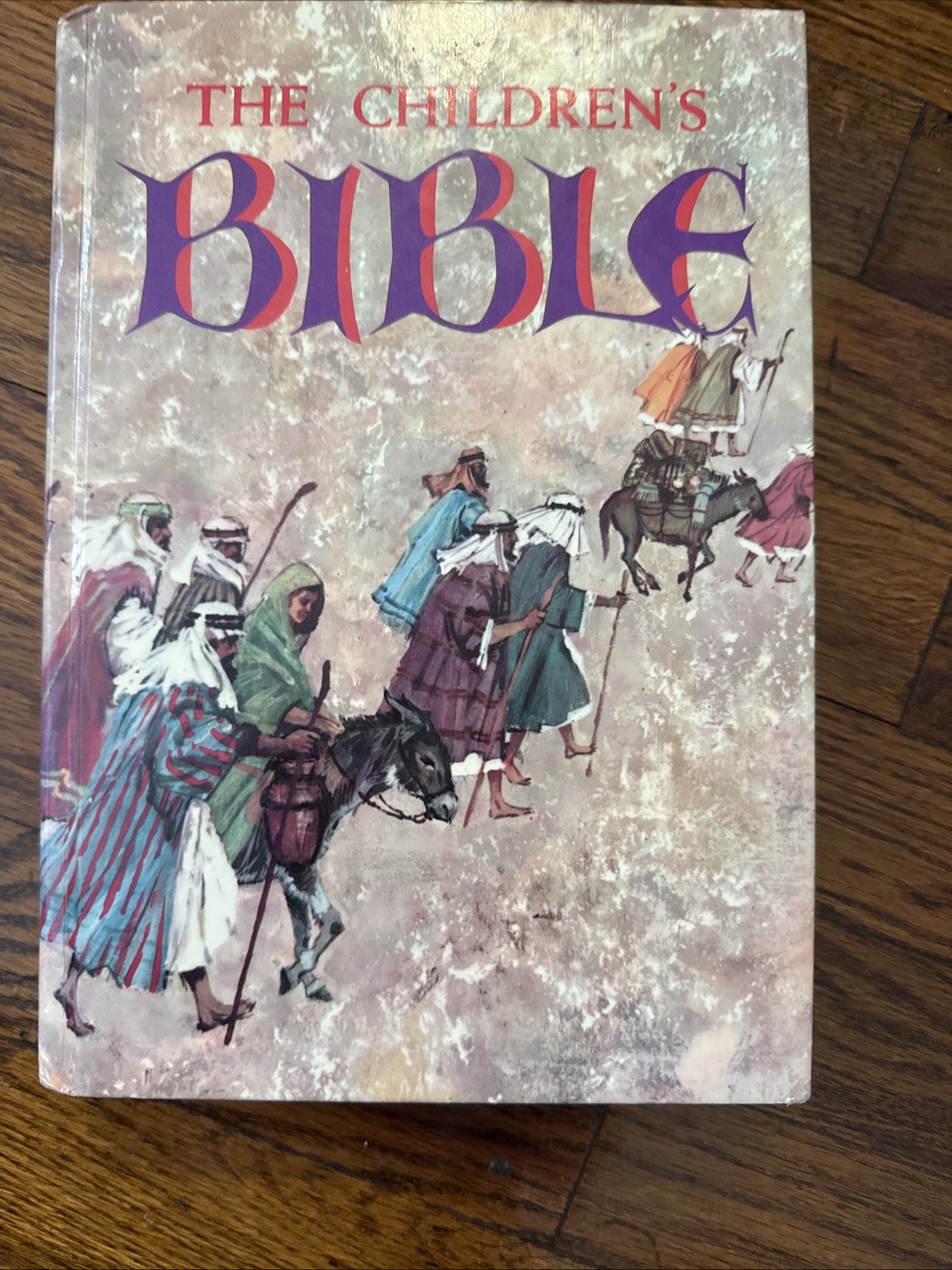 VTG 1965 The Children’s Bible Book Hardcover Golden Press EUC