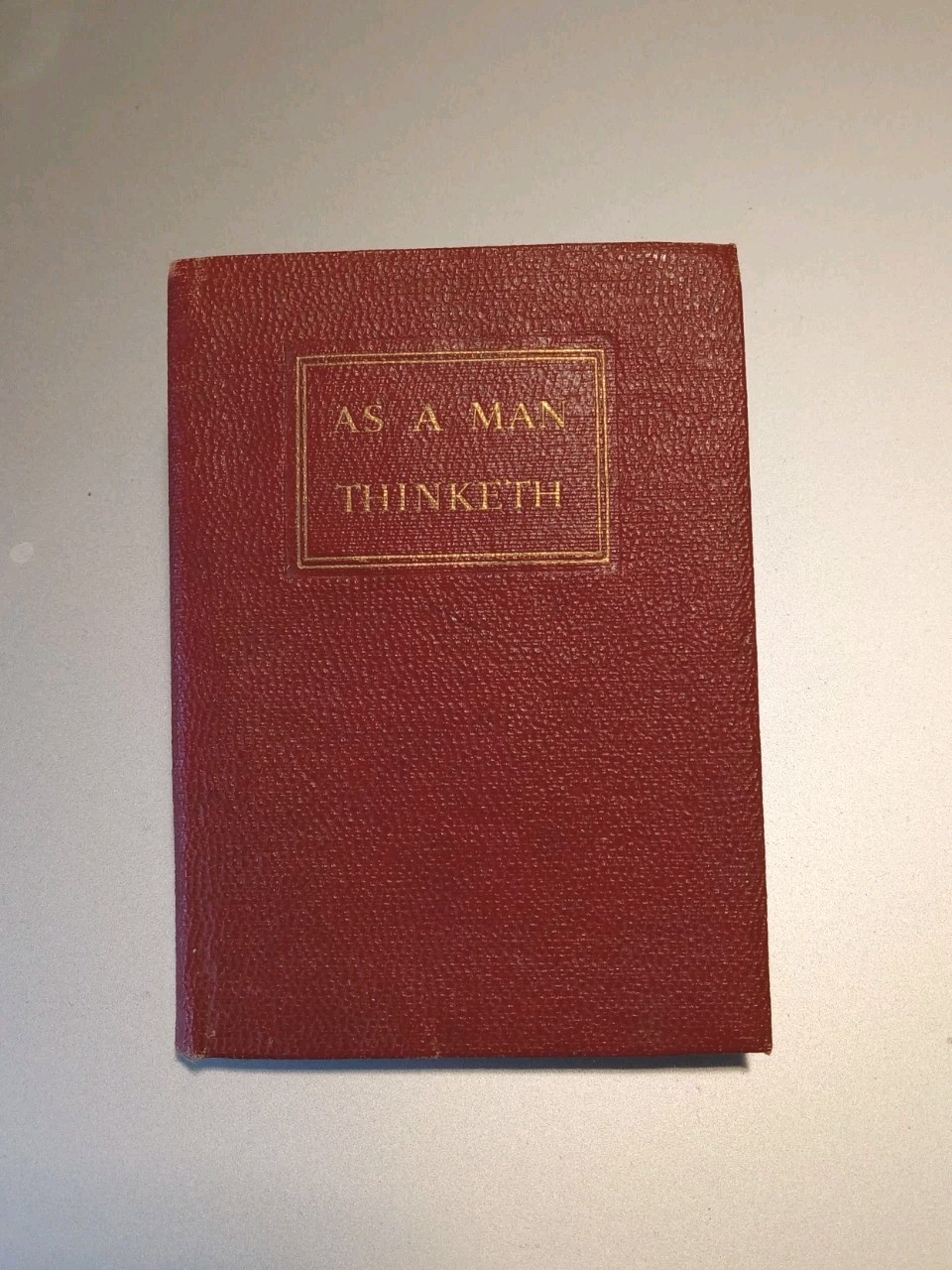 As A Man Thinketh James Allen Miniature Dolphin Booklet Collins London Glasgow