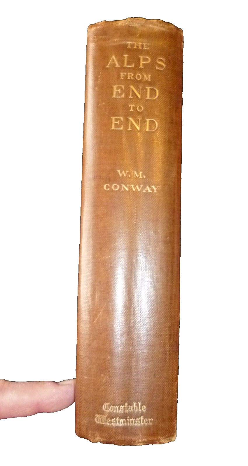 Martin Conway. The Alps from End to End. 2nd edition 1895. VG