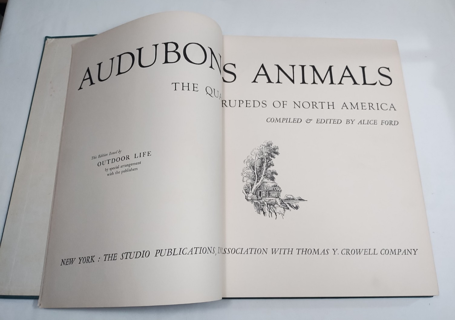 AUDUBON’S ANIMALS THE QUADRUPEDS OF NORTH AMERICA Alice Ford reprinted 1954