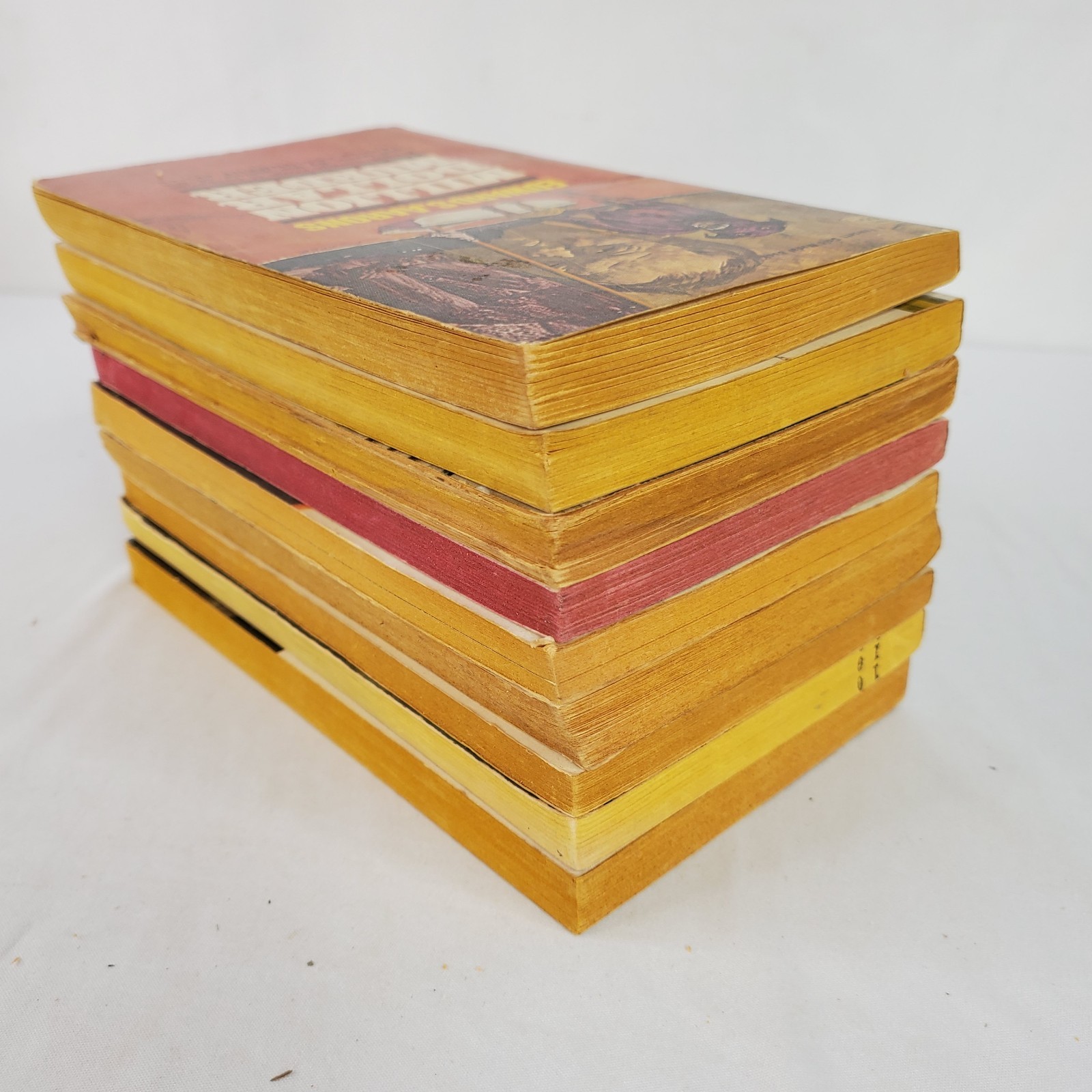 Lot of 9 Edward S Aarons Paperback Books Vintage 1970s Suspense Thriller Mystery