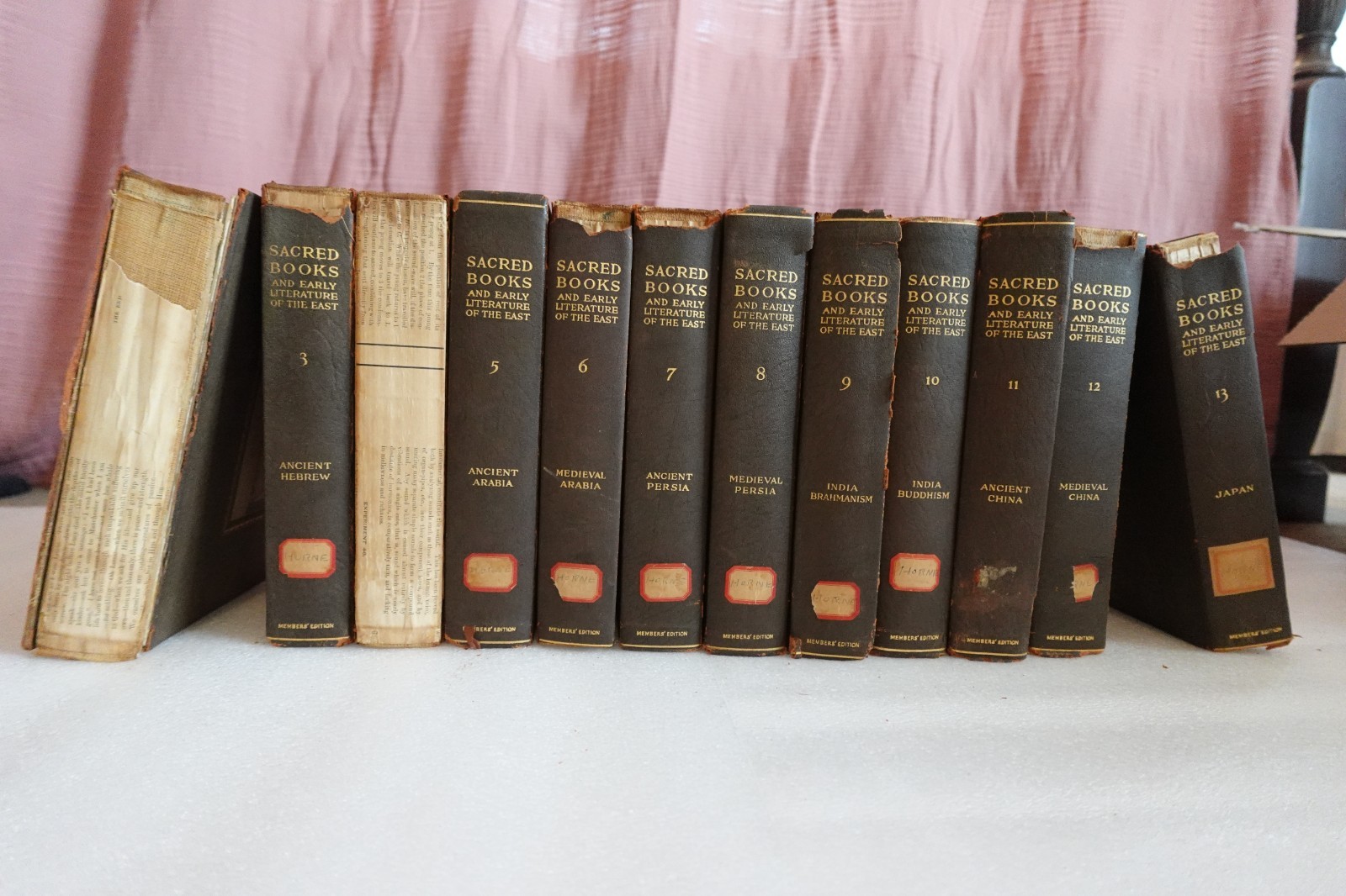 1917 Sacred Books and Early Literature of the East – Lot of 12 Volumes (HC)