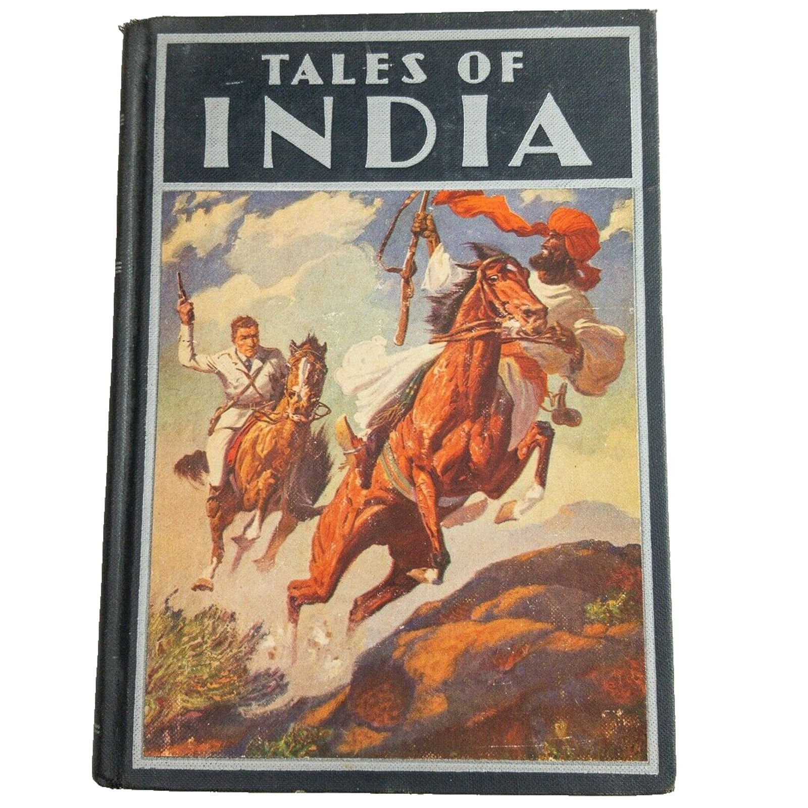 TALE OF INDIA by Rudyard Kipling Illustrated Large Print Rand McNally (1936)