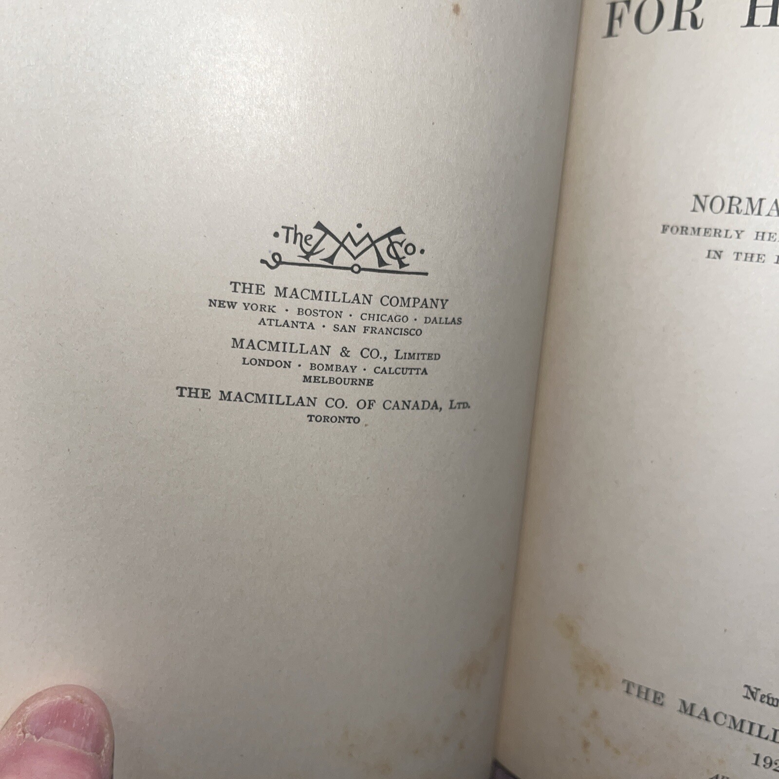 Word Study For High Schools HC Book Norma Lippincott Swan 1921