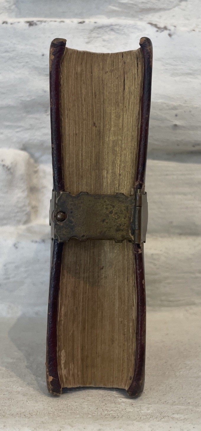 Antique 1849 Mini Methodist Hymns Leather W Hinge The Methodist Episcopal Church