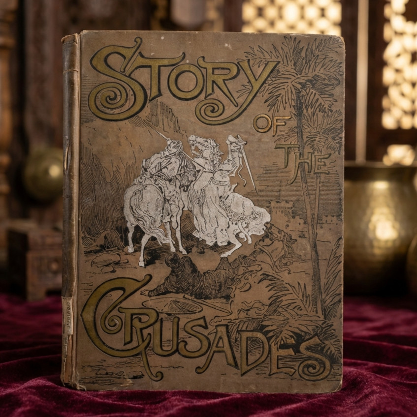 EXTREMELY RARE – STORY OF THE CRUSADES Boyd/DORE 1st Edition 1892