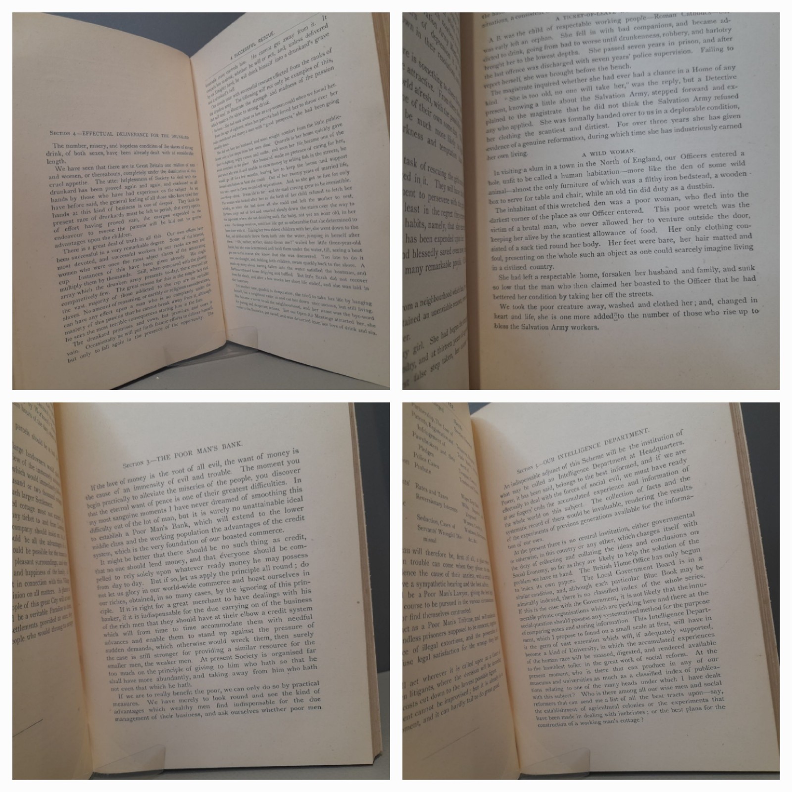 IN DARKEST ENGLAND – William Booth Founder SALVATION ARMY Rare ANTIQUE Book