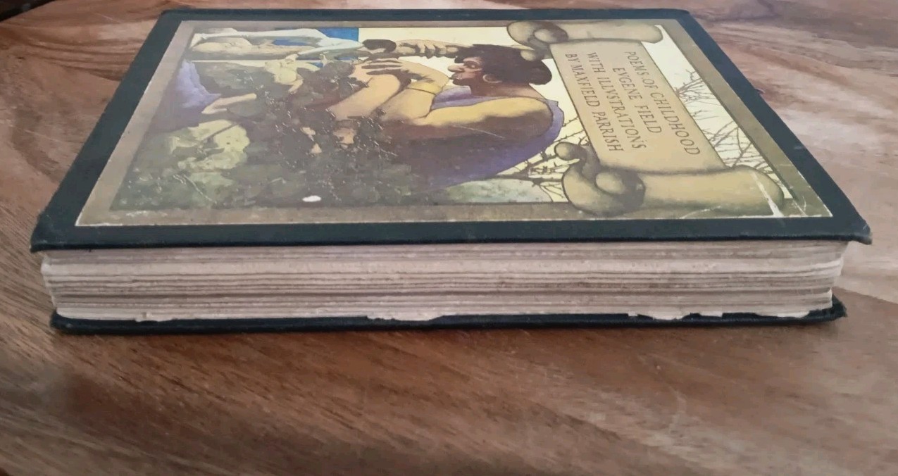 Antiquarian 1904 POEMS OF CHILDHOOD Eugene Field / Maxfield Parrish 1st Ed. HC