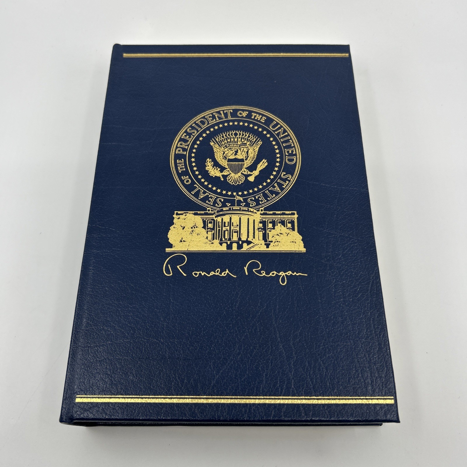 SIMON & SCHUSTER Speaking My Mind Ronald Reagan Leather Speeches US President