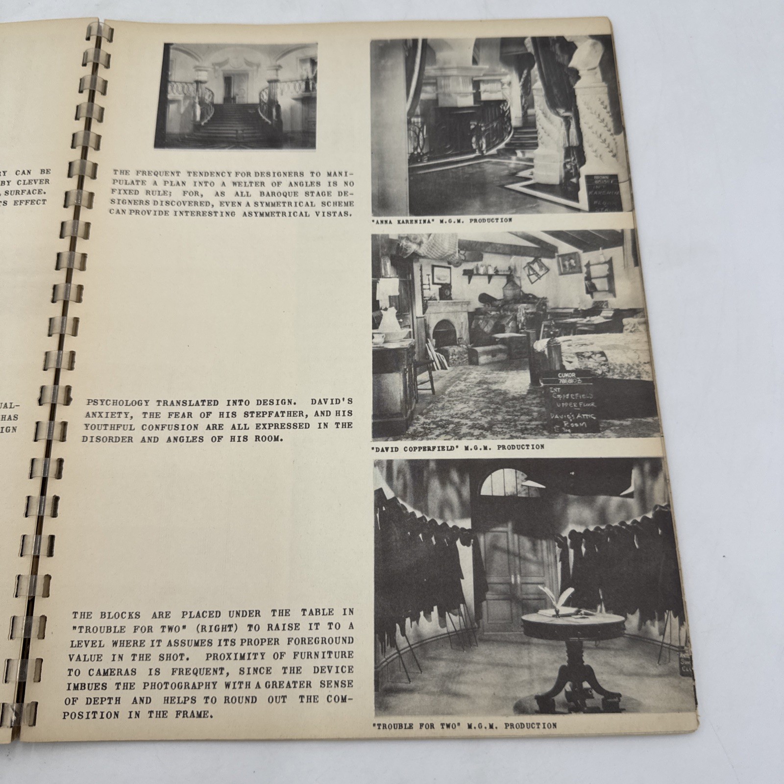 1942 Scenery for Cinema Catalog Baltimore Museum Art SIGNED Leslie Cheek Welles