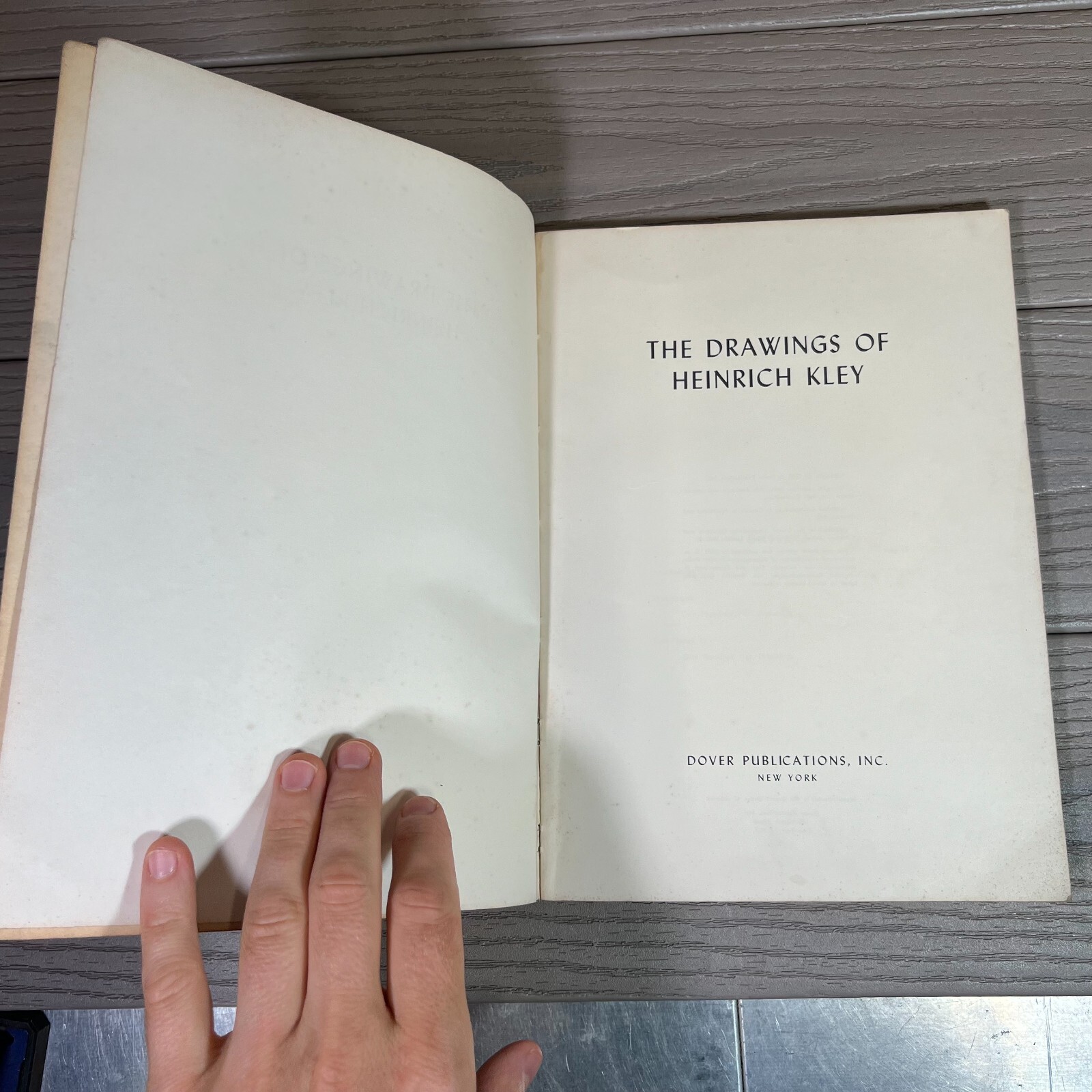 1961 Dover DRAWINGS OF HEINRICH KLEY 200 Drawings fantasy humor FIN DE SIECLE pb
