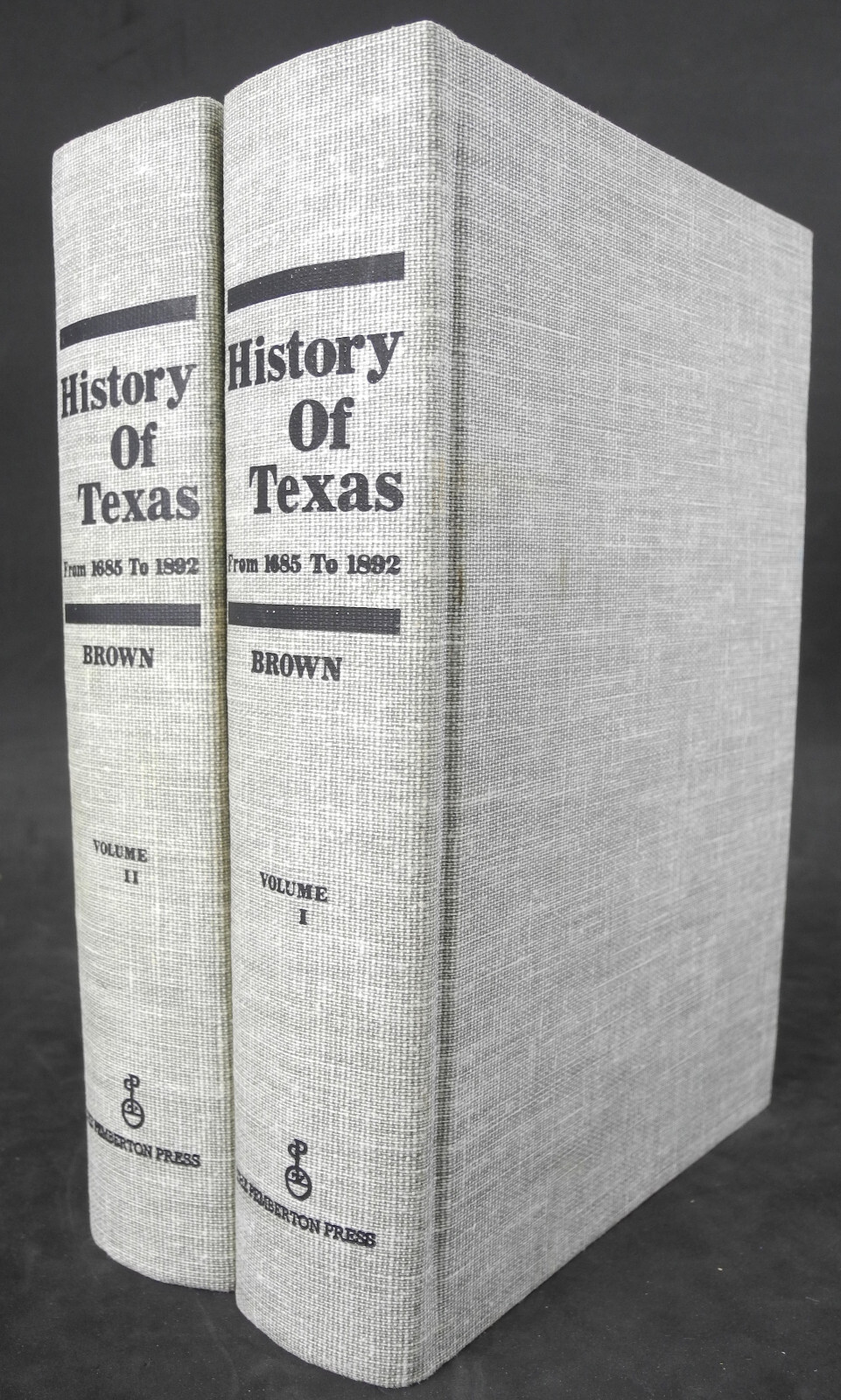 History of Texas by John Henry Brown – Two Volume Set – 1970 – Reprint