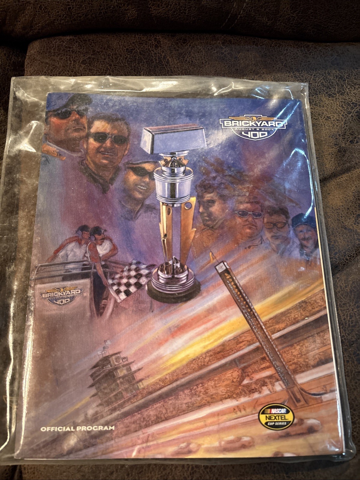 OFFICIAL PROGRAM, BRICKYARD 400, INDIANAPOLIS SPEEDWAY; Aug 8, 2004 AUTO RACING