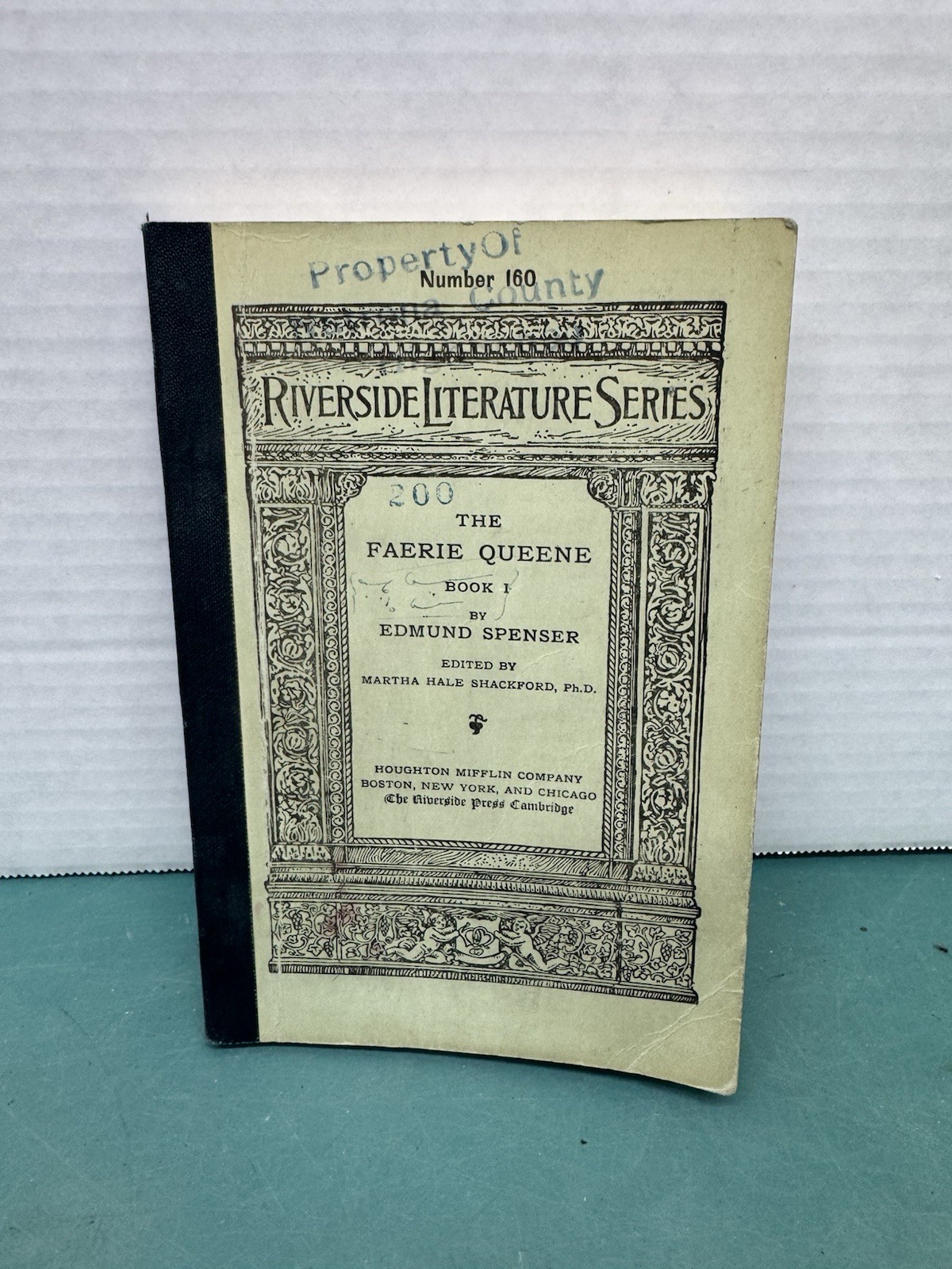 Edmund Spenser / Faerie Queene Book 1 Riverside Literature Series Number 160