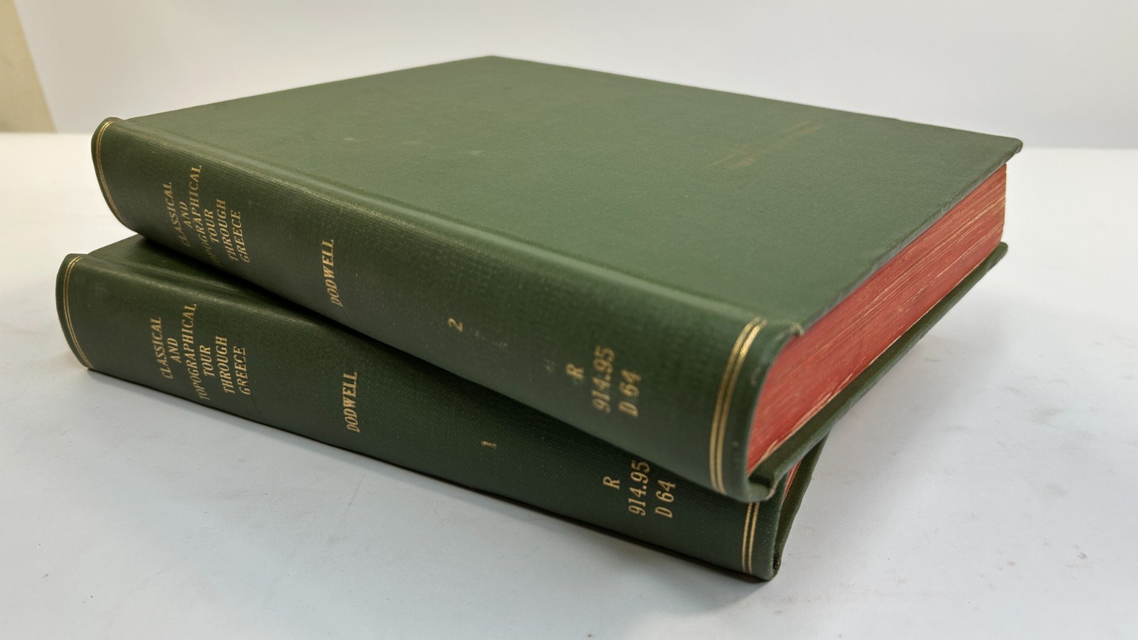A Classical and Topographical Tour through Greece by Edward Dodwell – 2 volumes