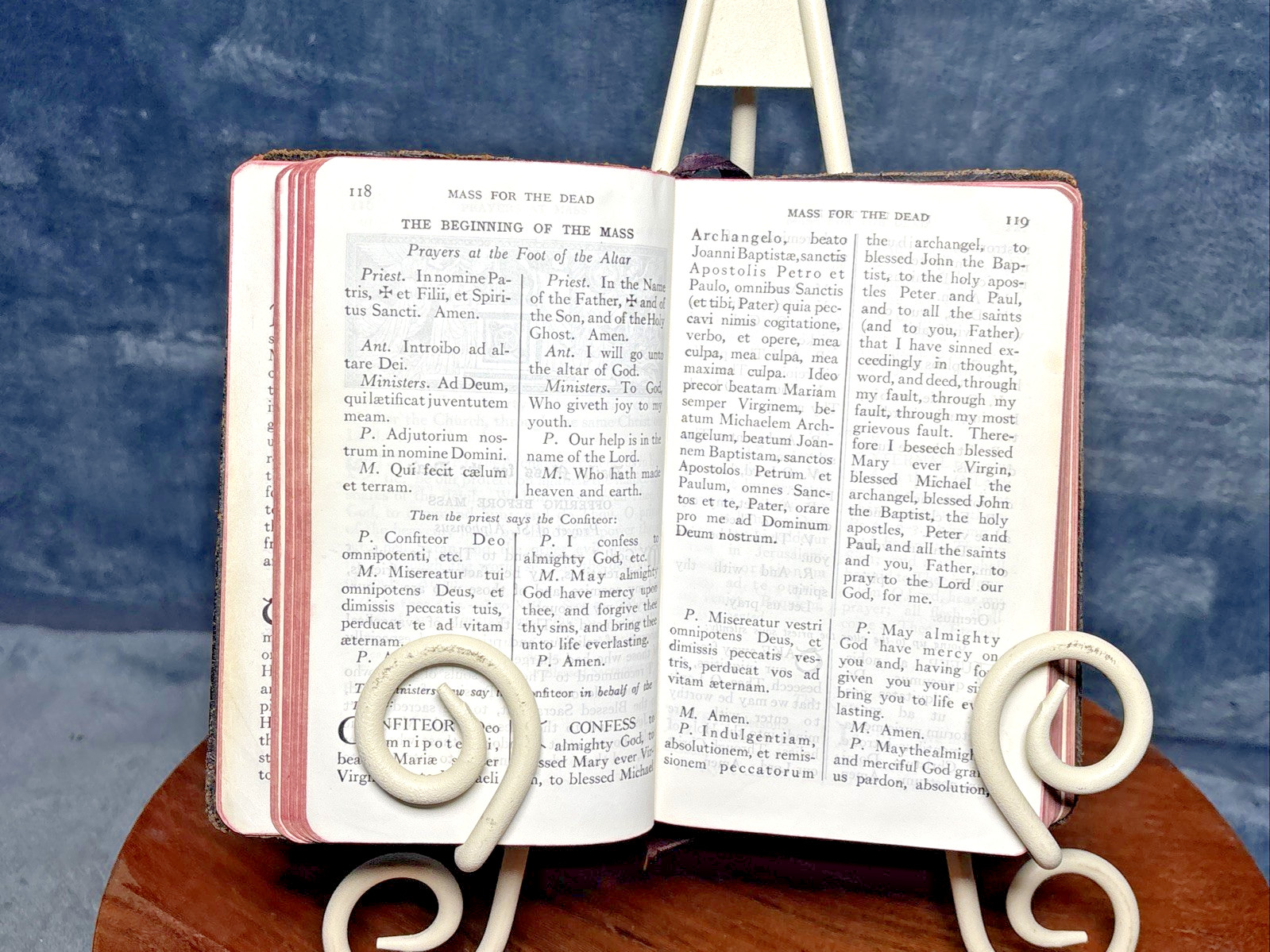 BLESSED BE GOD Complete Catholic PRAYER book 1925 Leather P.J. Kenedy & Sons, NY