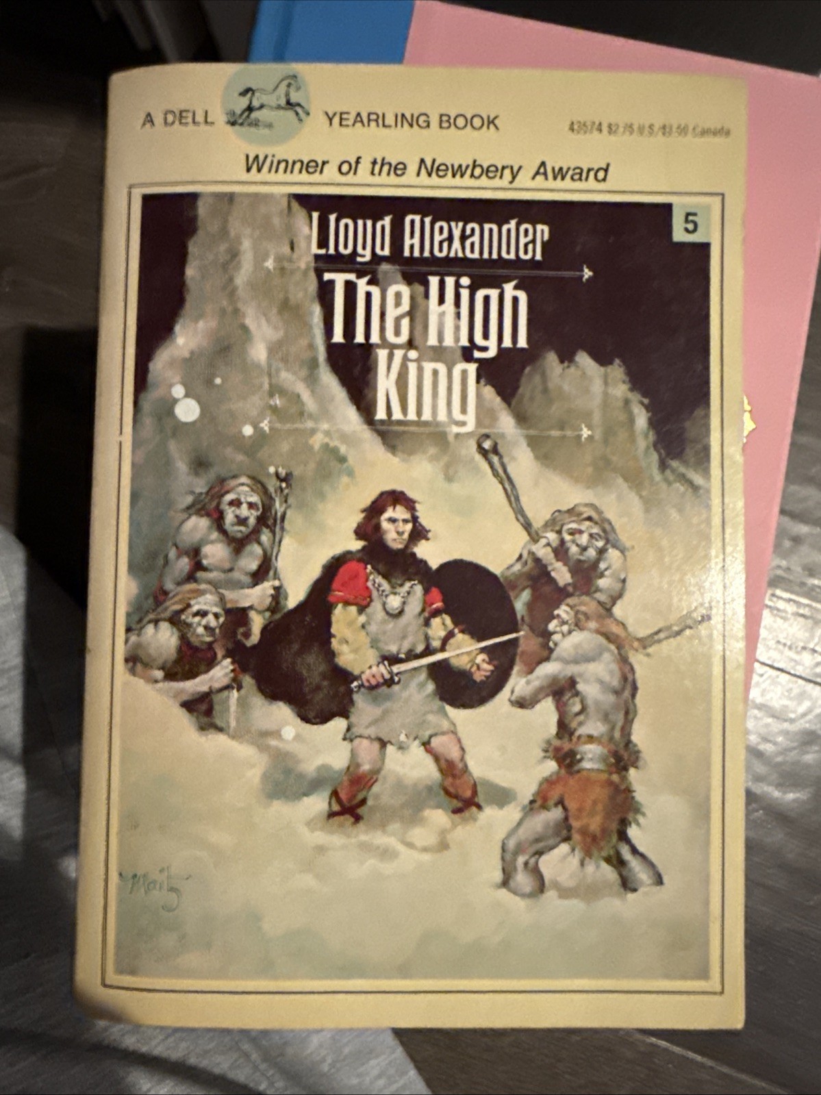 The High King LLOYD ALEXANDER 12th Dell Yearling PB 1978 Prydain