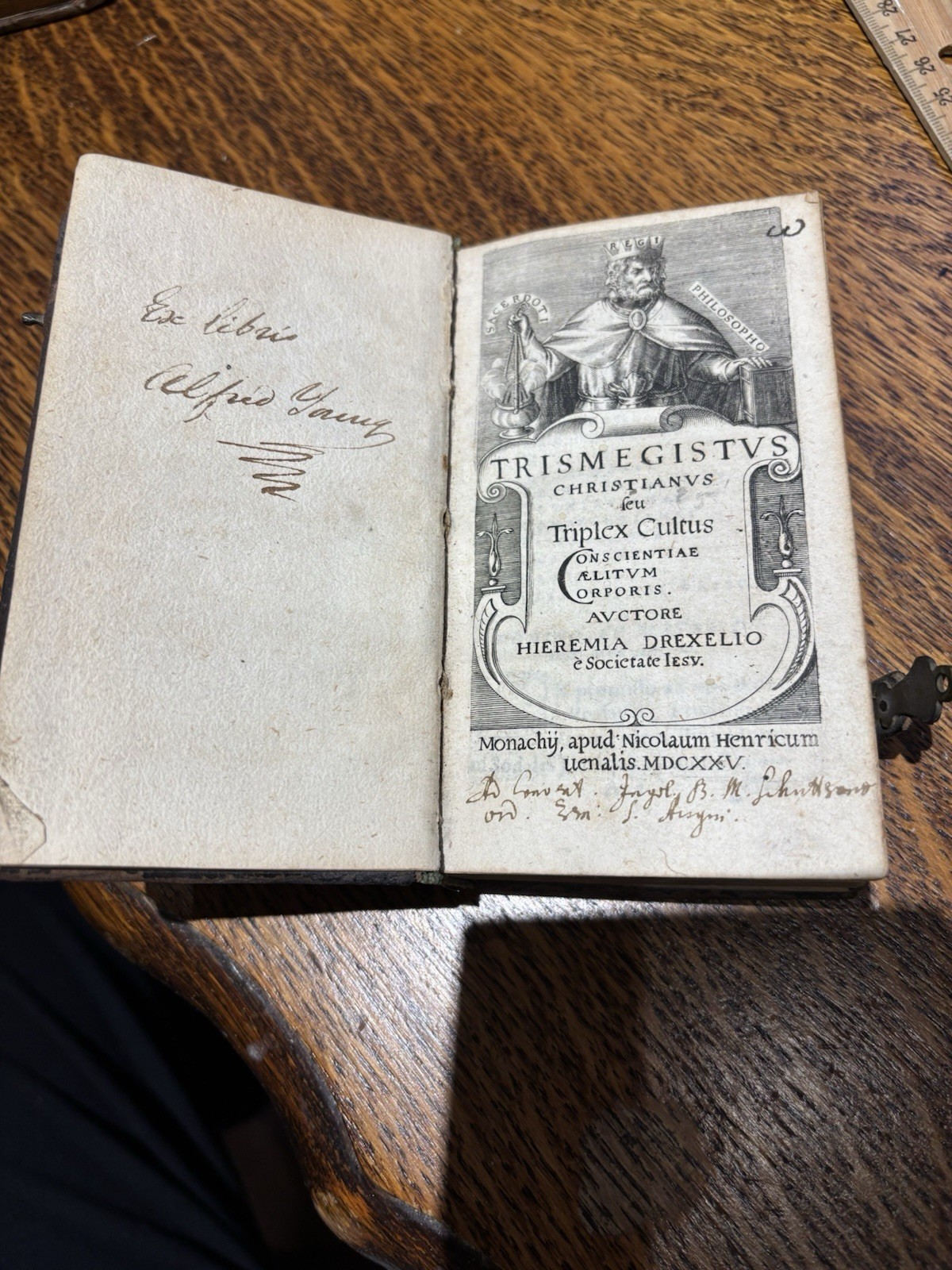 Trismegistvs Christianvs Triplex Cultus Antique Book. 1625.