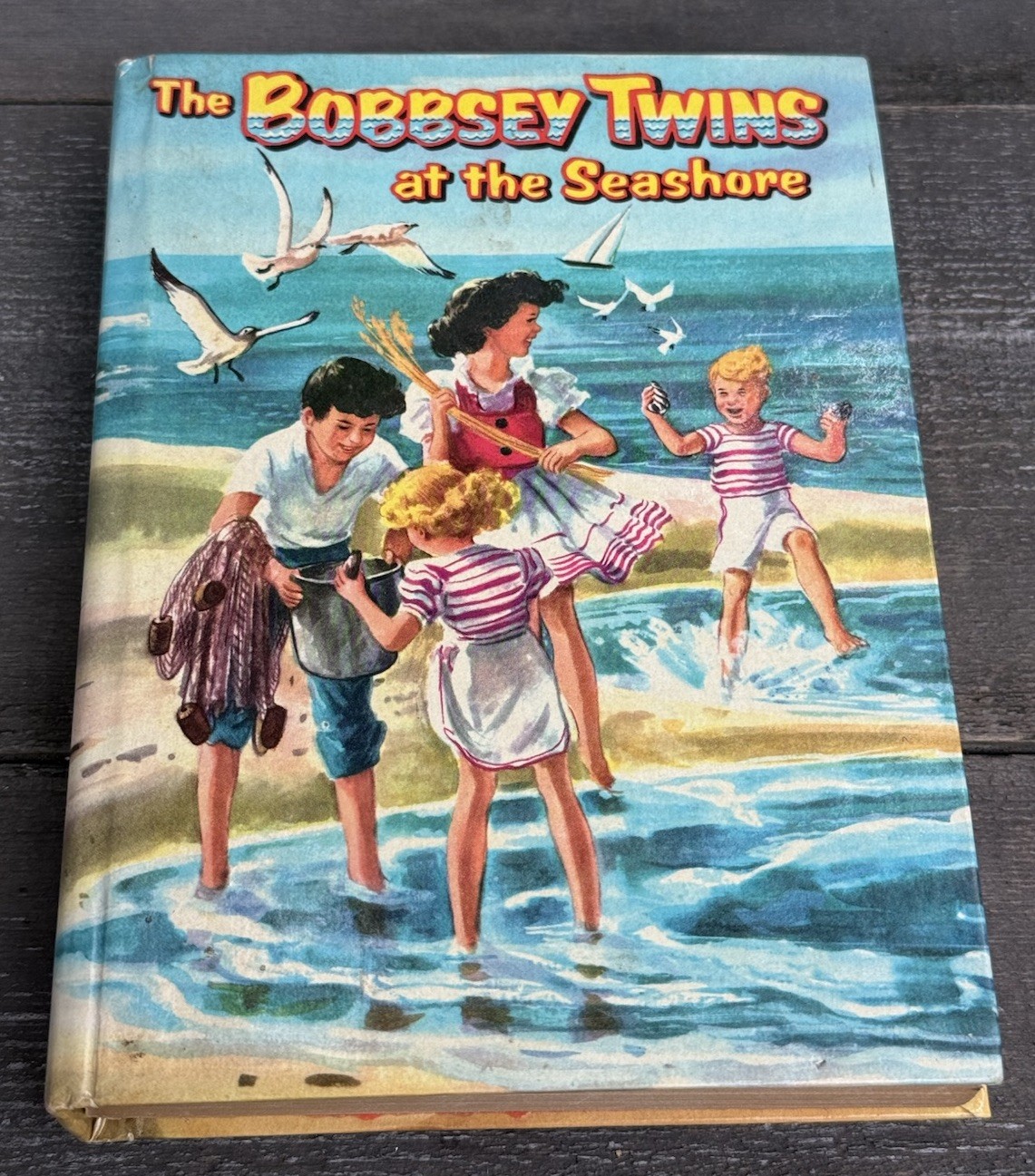 The Bobby Twins At The Seashore Hardback Book By Laura Lee Hope 1950 & 1954