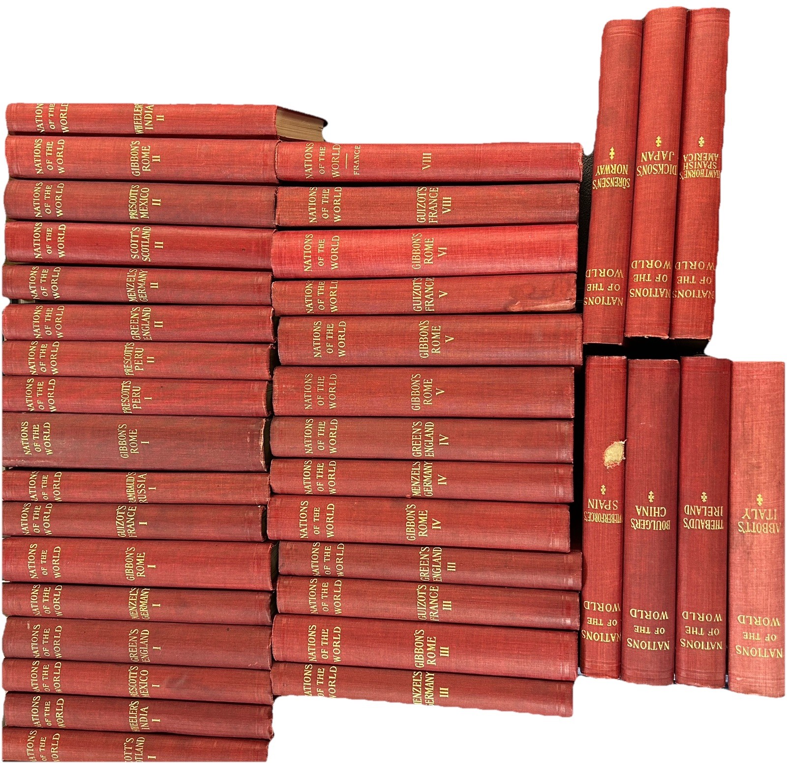 Reprint 1898 Nations of World Historical Series Peter Fenelon Collier 37 V Set