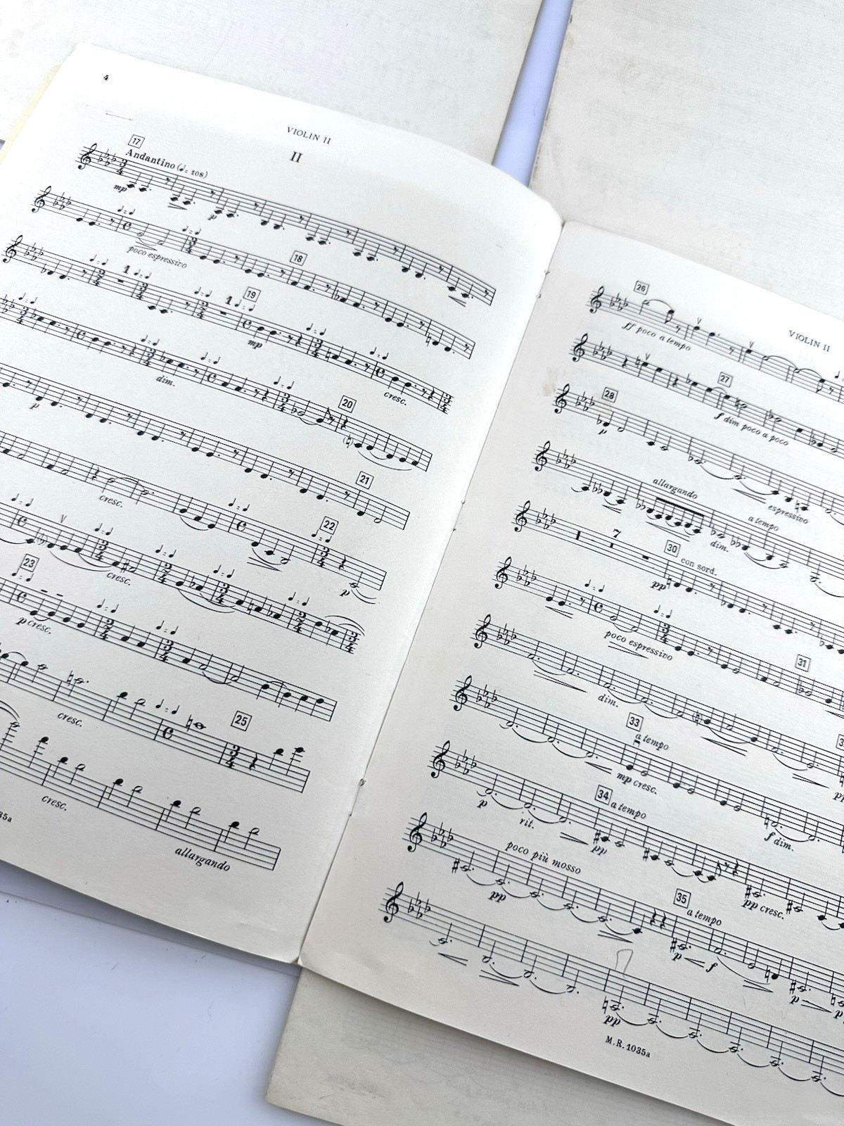 1962 Shostakovich String Quartet No 4 Op 83 Musica Rara Score Complete Parts