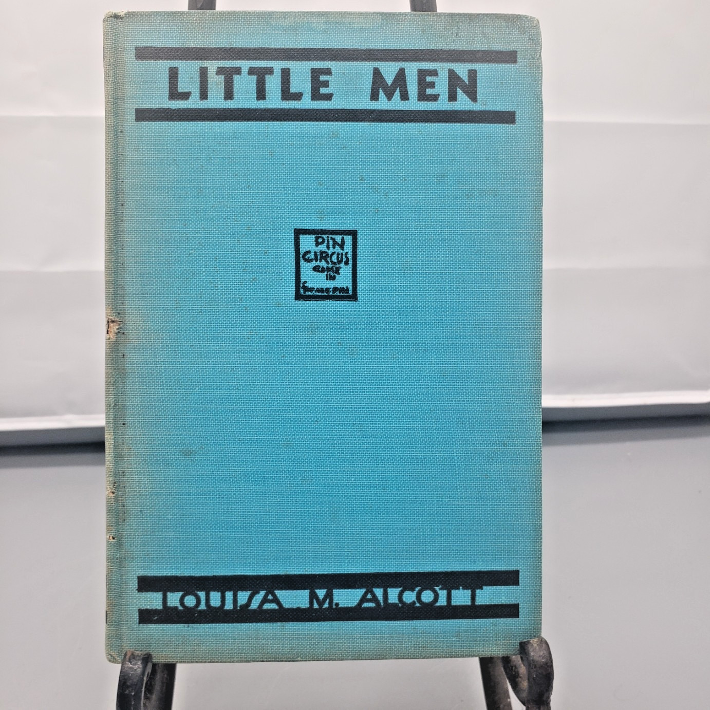 Little Men Louisa May Alcott Goldsmith Publ Co. HC Blue Cover Book Vintage 1913