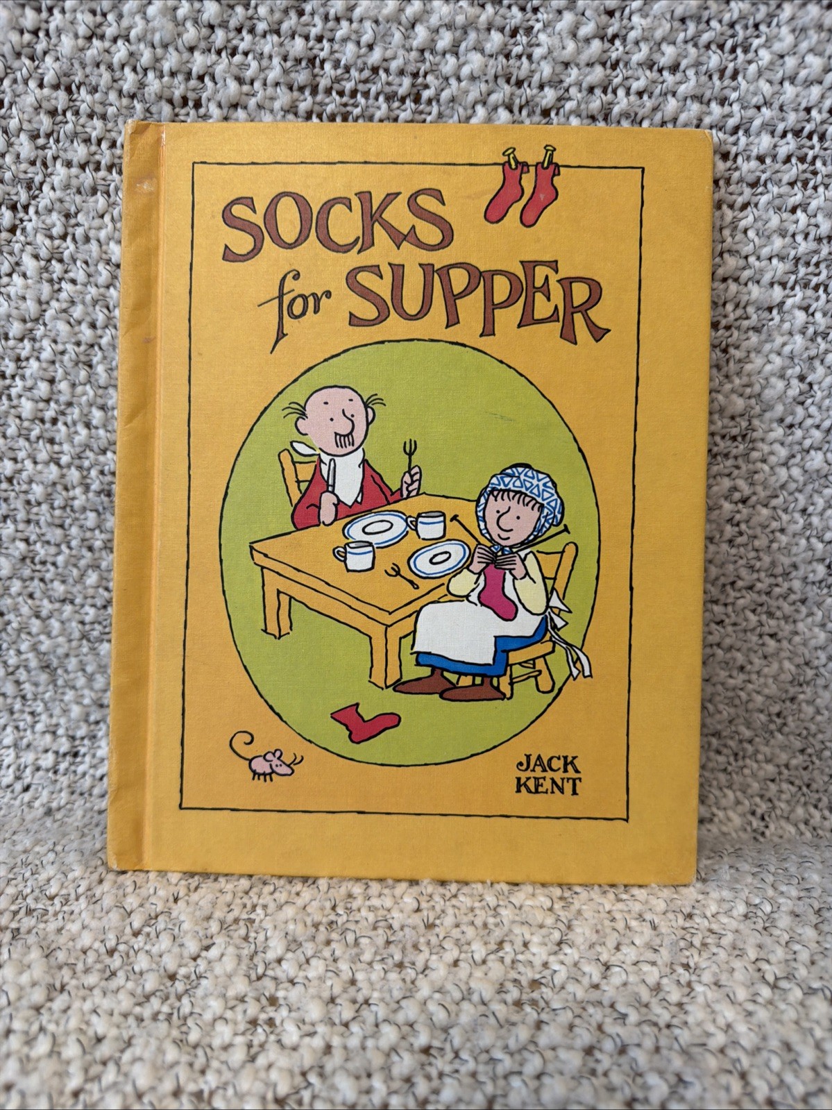 Vintage 1978 SOCKS FOR SUPPER by Jack Kent 1st Printing Parents‘ Magazine Press