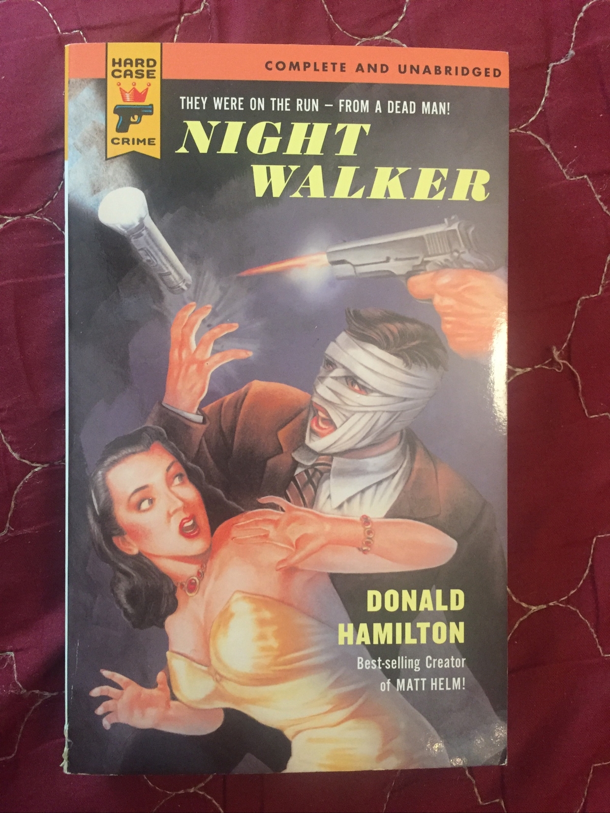 Crime GGA Vintage Pb, Night Walker by Hamilton, Hard Case 016, 2006, VG+