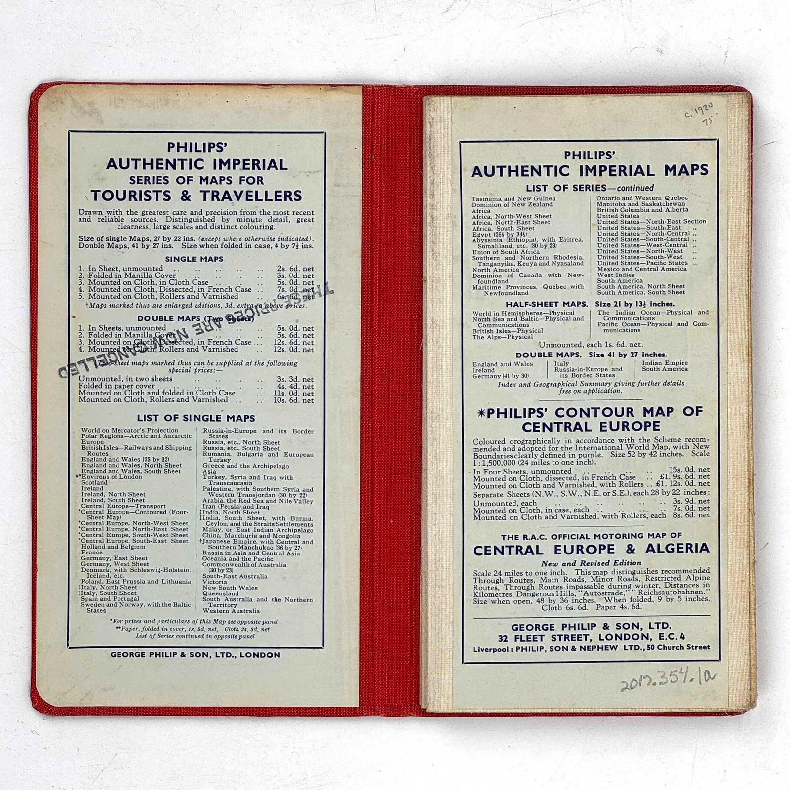 c.1920 Authentic Imperial Maps for Tourists & Travelers. Mercator World.