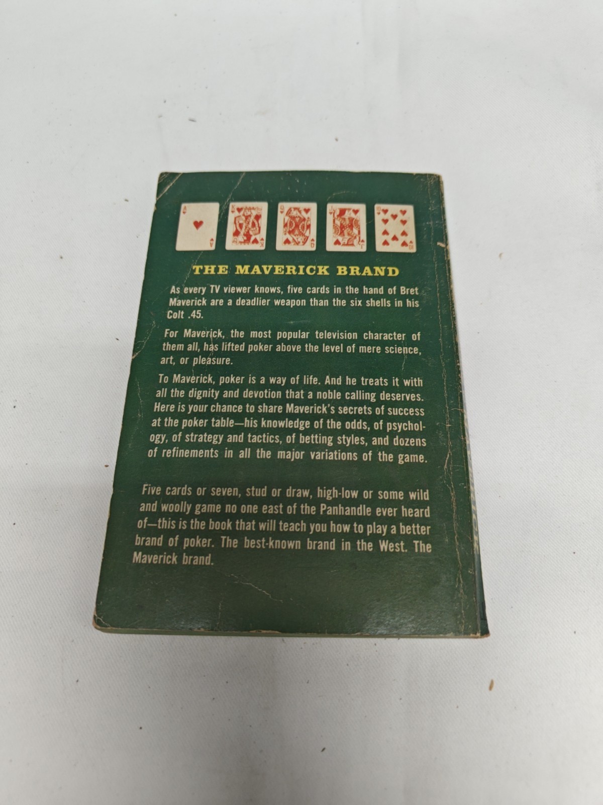Poker According To Maverick Dell First Edition 1959 Paperback James Garner Kelly