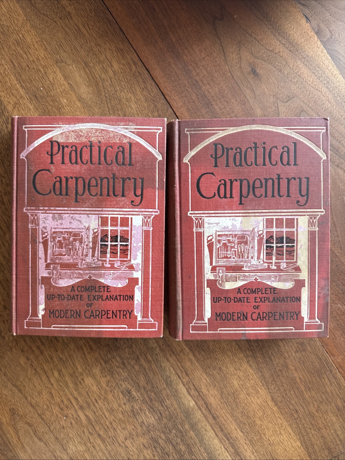 Practical Carpentry , 1907 Radford William VOL 1 and Vol 2 , Printed 1912