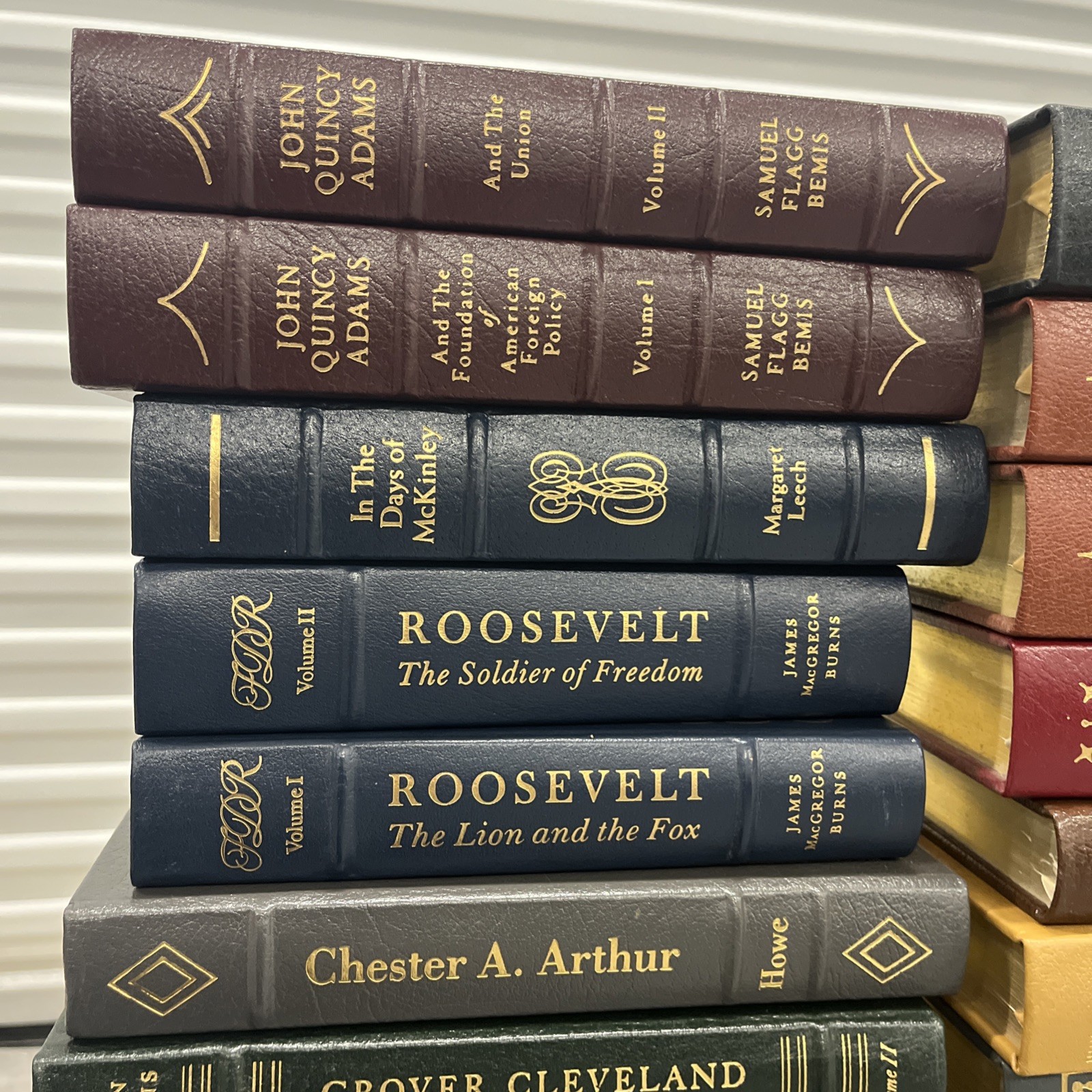 Library of the Presidents, 46 Volumes Set, Ford Signed, Easton Press
