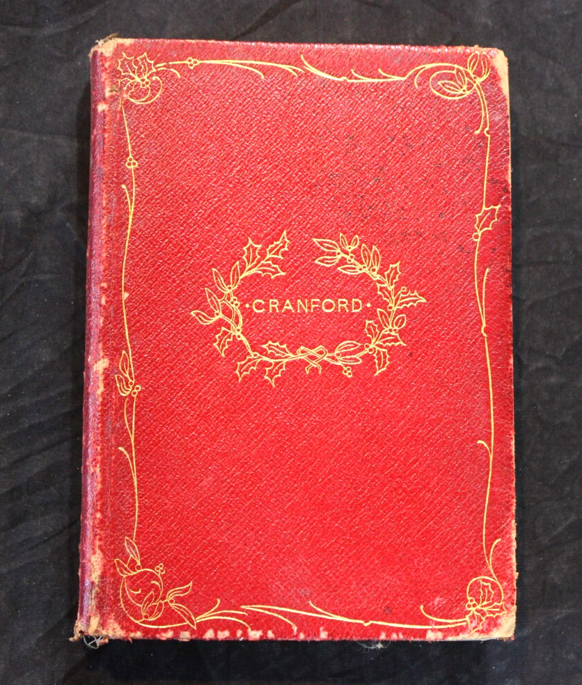 ANTIQUE 1908 CRANFORD BY MRS. GASKELL SMALL LEATHER BOUND BOOK ~ G. P. PUTNAM’S